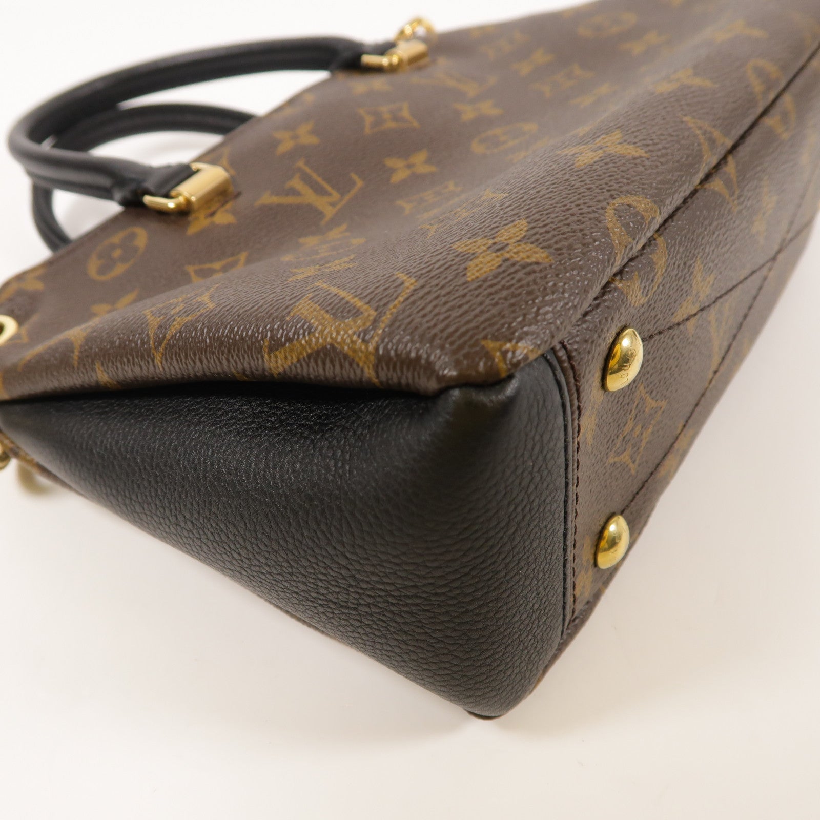 LOUIS VUITTON Monogram Pallas BB金扣手挽肩背兩用袋