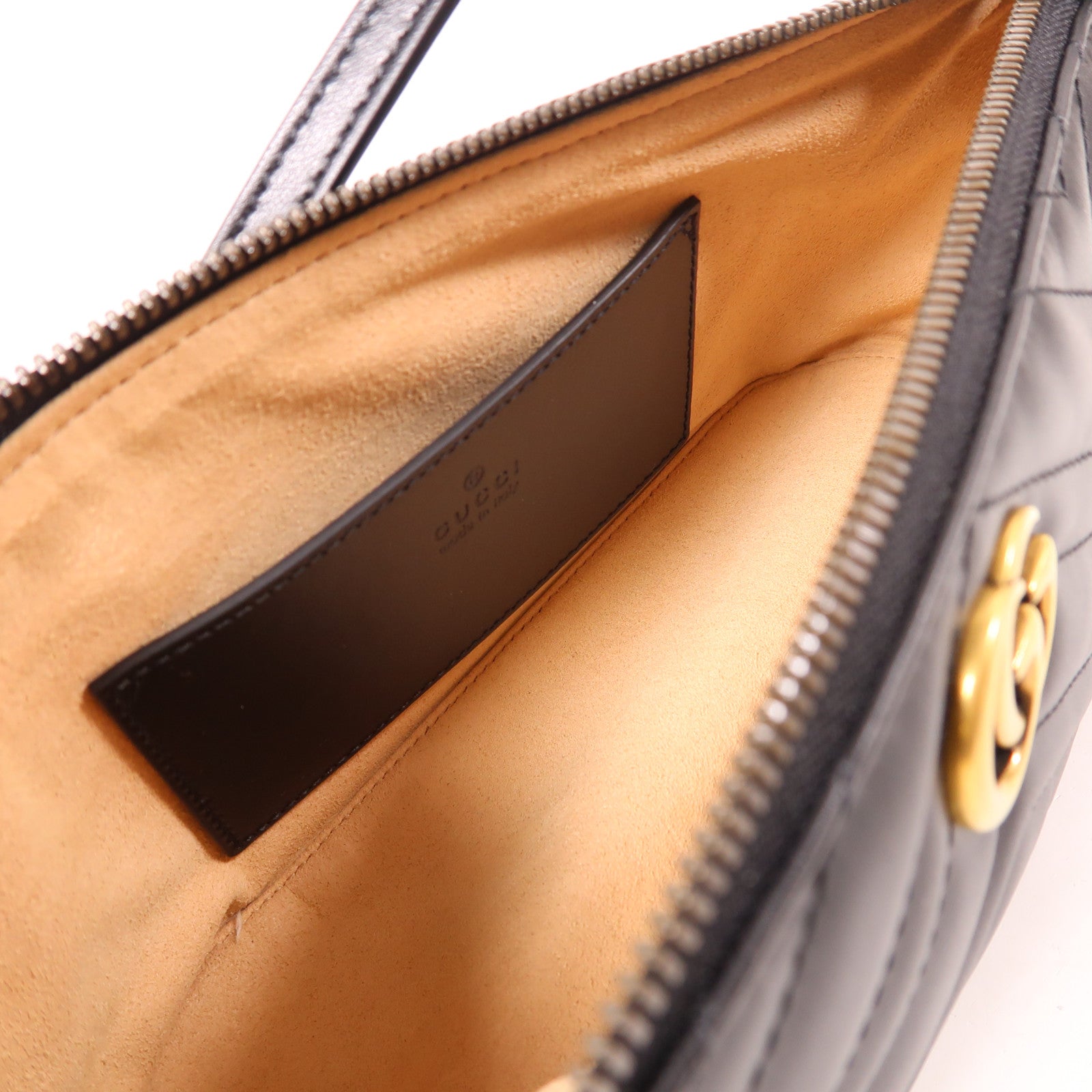 GUCCI 【激減優惠】牛皮皮革Marmont金扣肩背袋