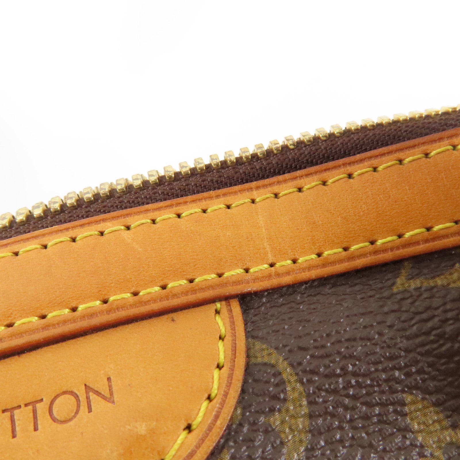 LOUIS VUITTON Monogram Tivoli GM金扣肩背袋棕色