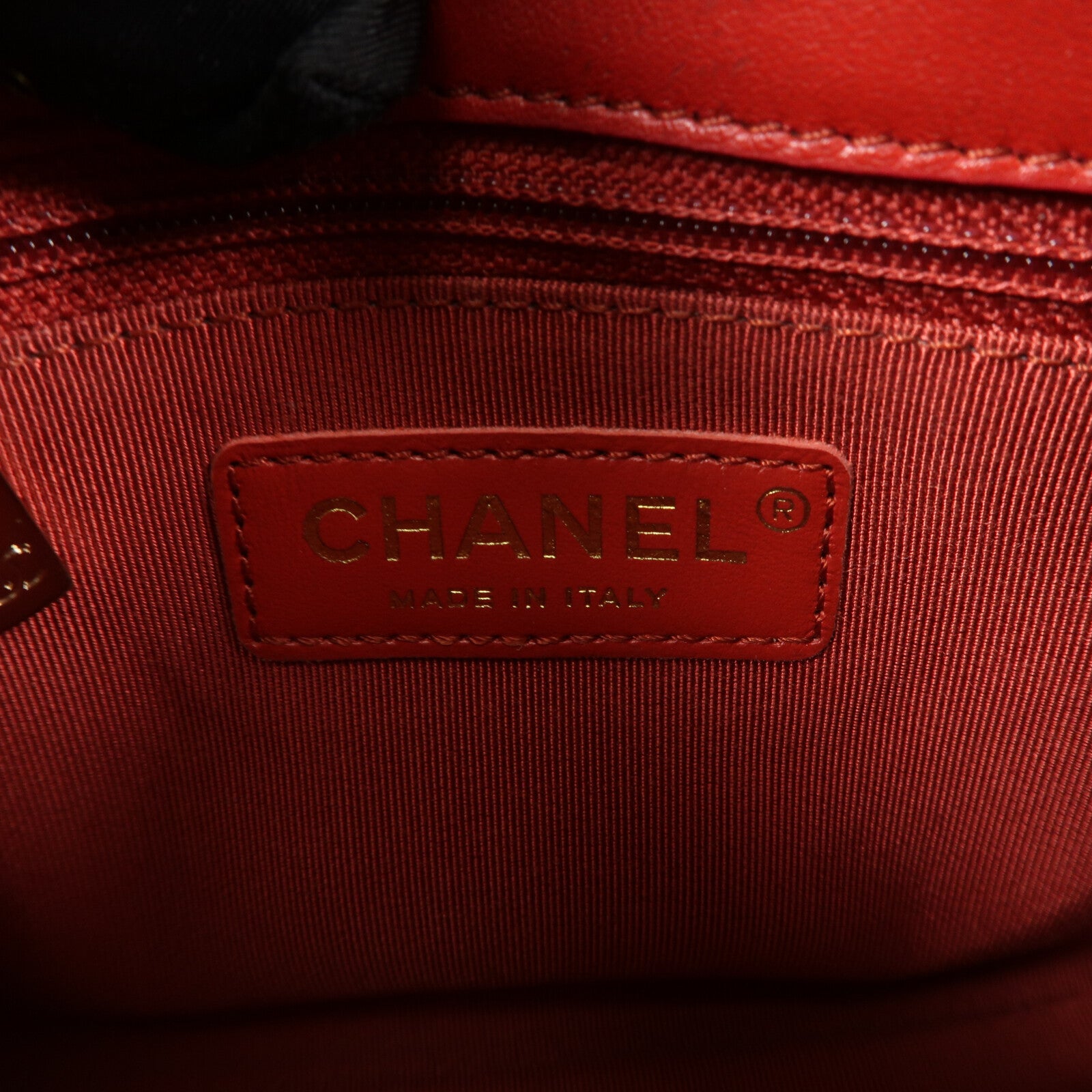 CHANEL 牛皮皮革Double Pocket Top Handle鏈帶手挽肩背兩用袋