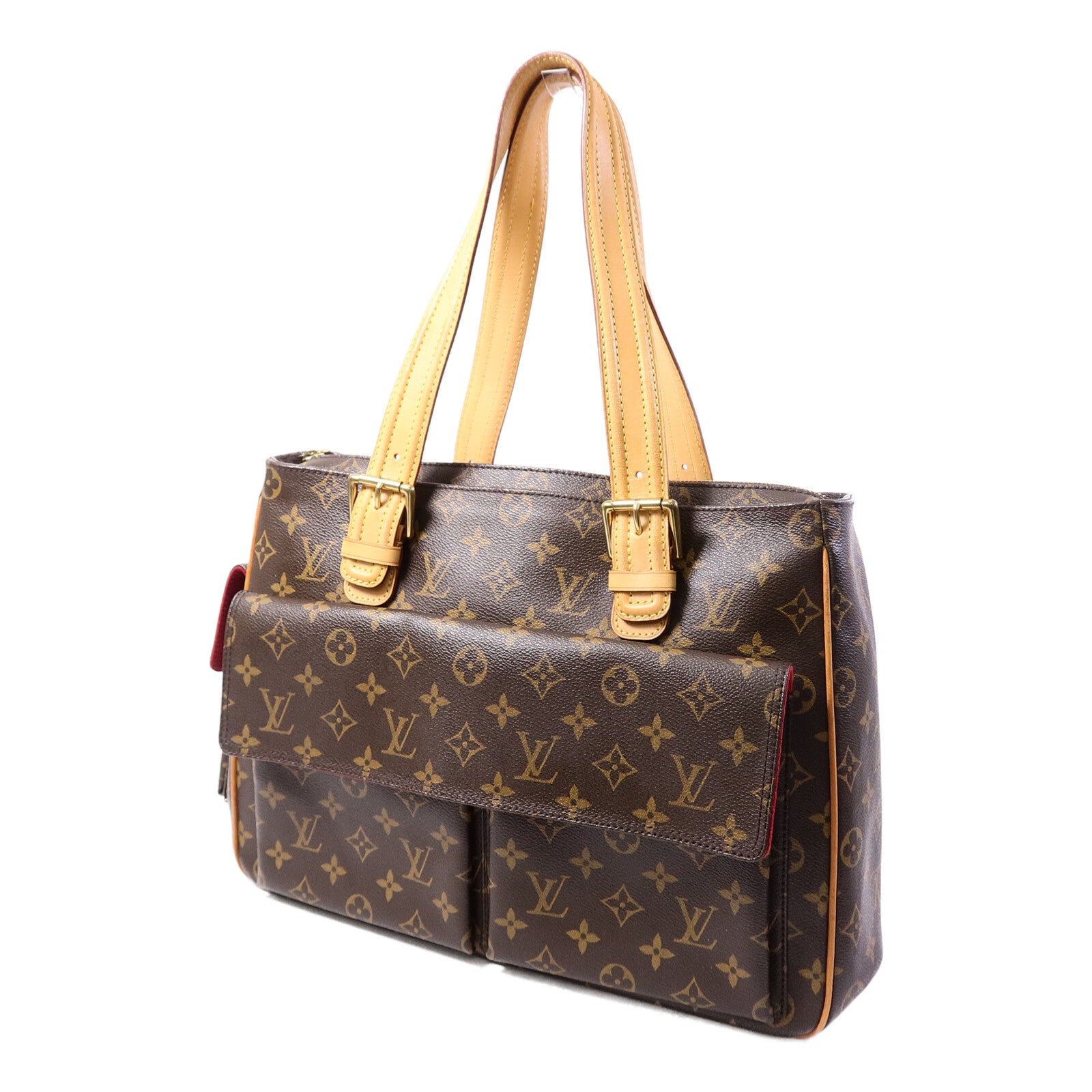LOUIS VUITTON Monogram Multipli Cite金扣肩背袋