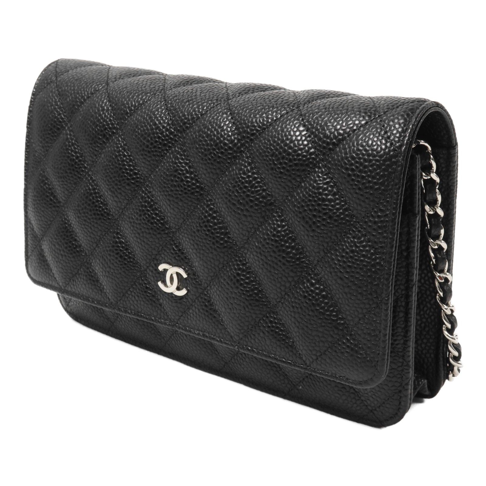 CHANEL 牛皮皮革WOC Wallet On Chain鏈帶肩背袋