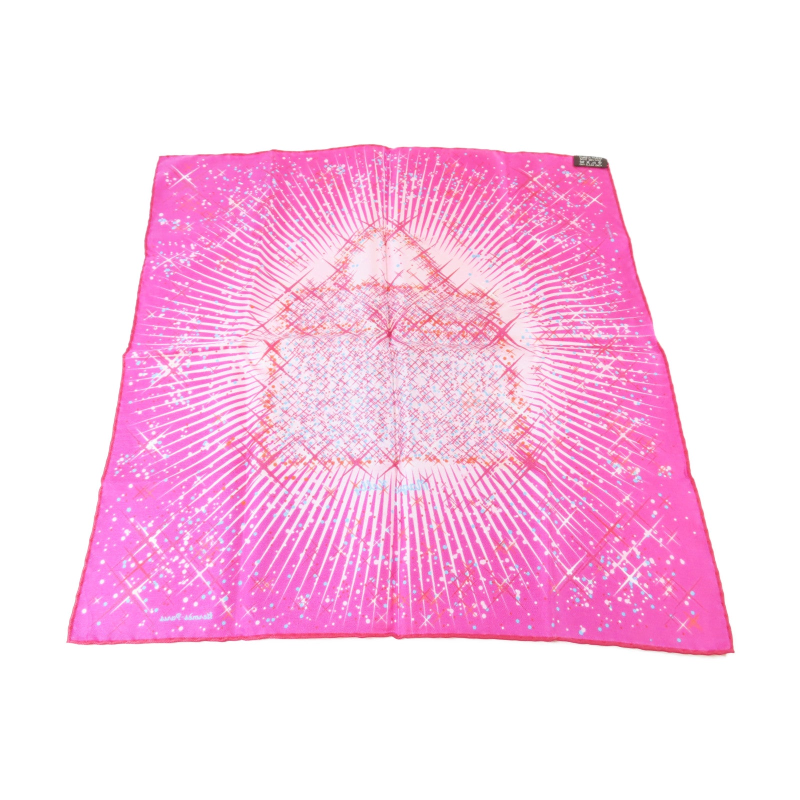 HERMES 【激減優惠】絲質Petit Scarf絲巾桃紅色