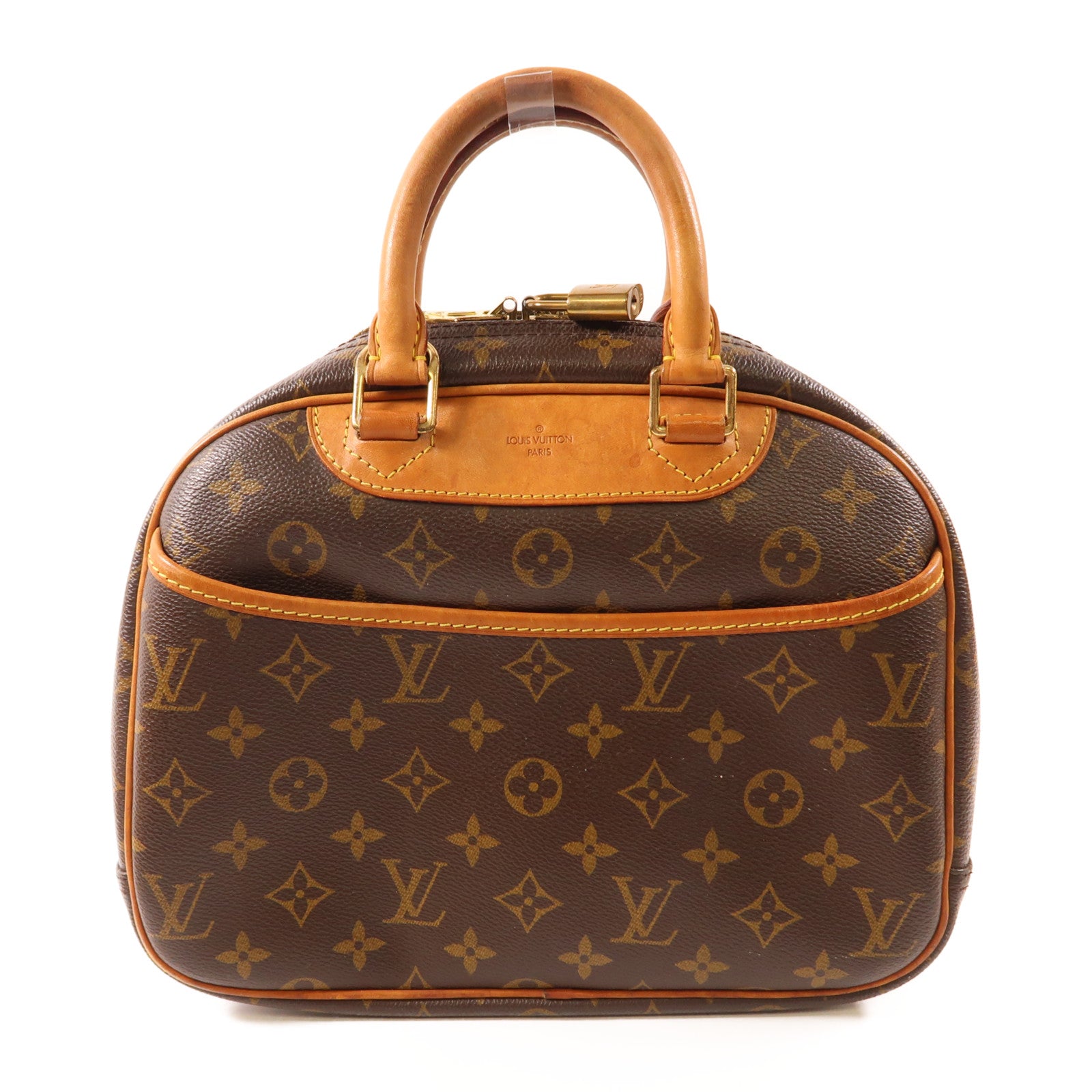 LOUIS VUITTON 【激減優惠】Monogram Trouville金扣手挽袋