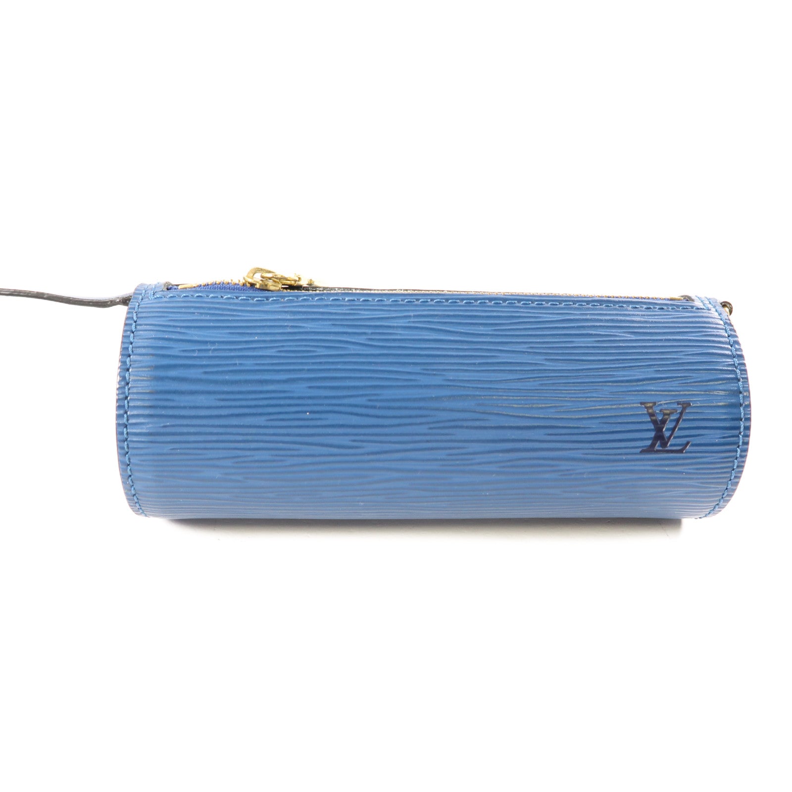 LOUIS VUITTON Epi Soufflot手挽袋藍色