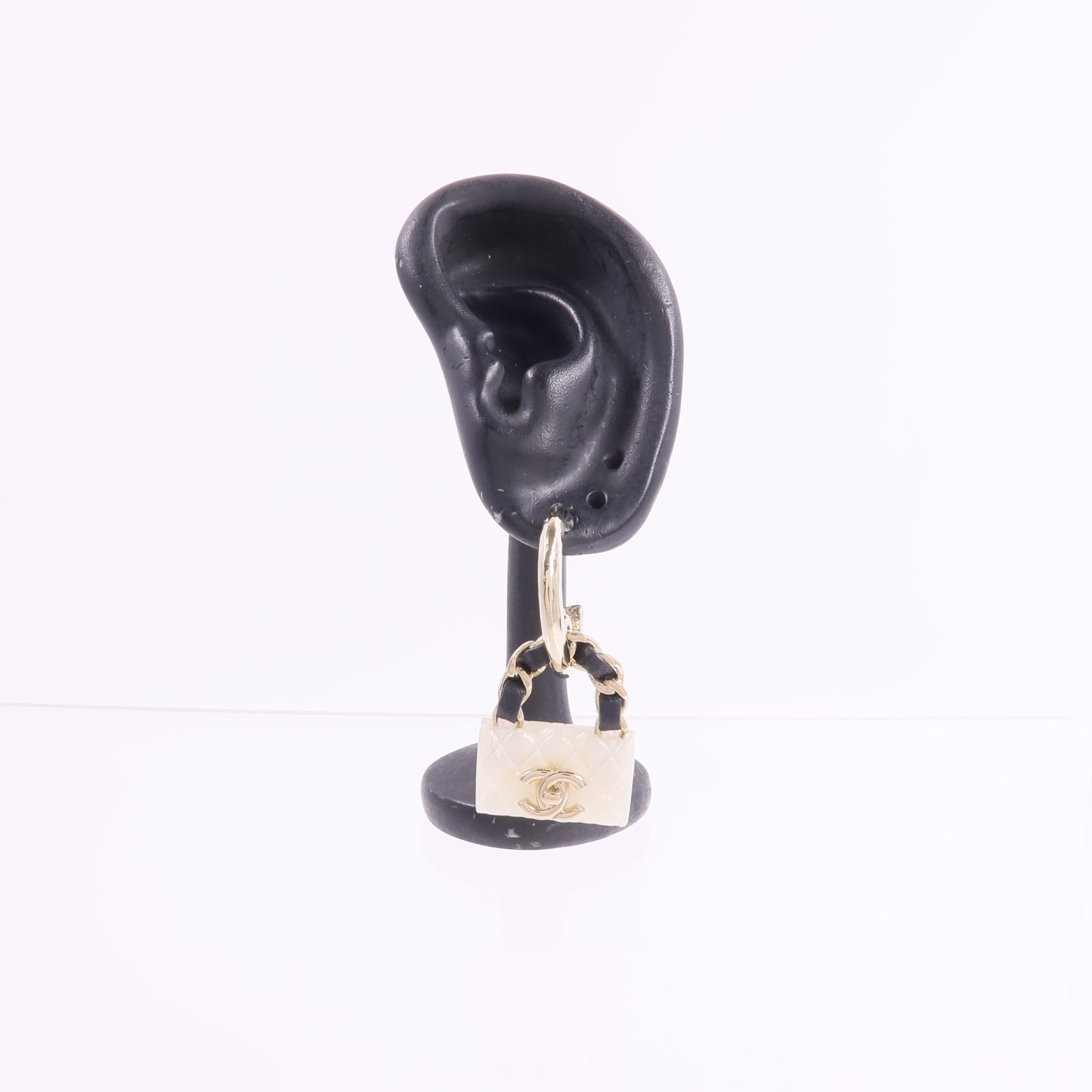 CHANEL PVC/金屬/皮革Earrings耳環