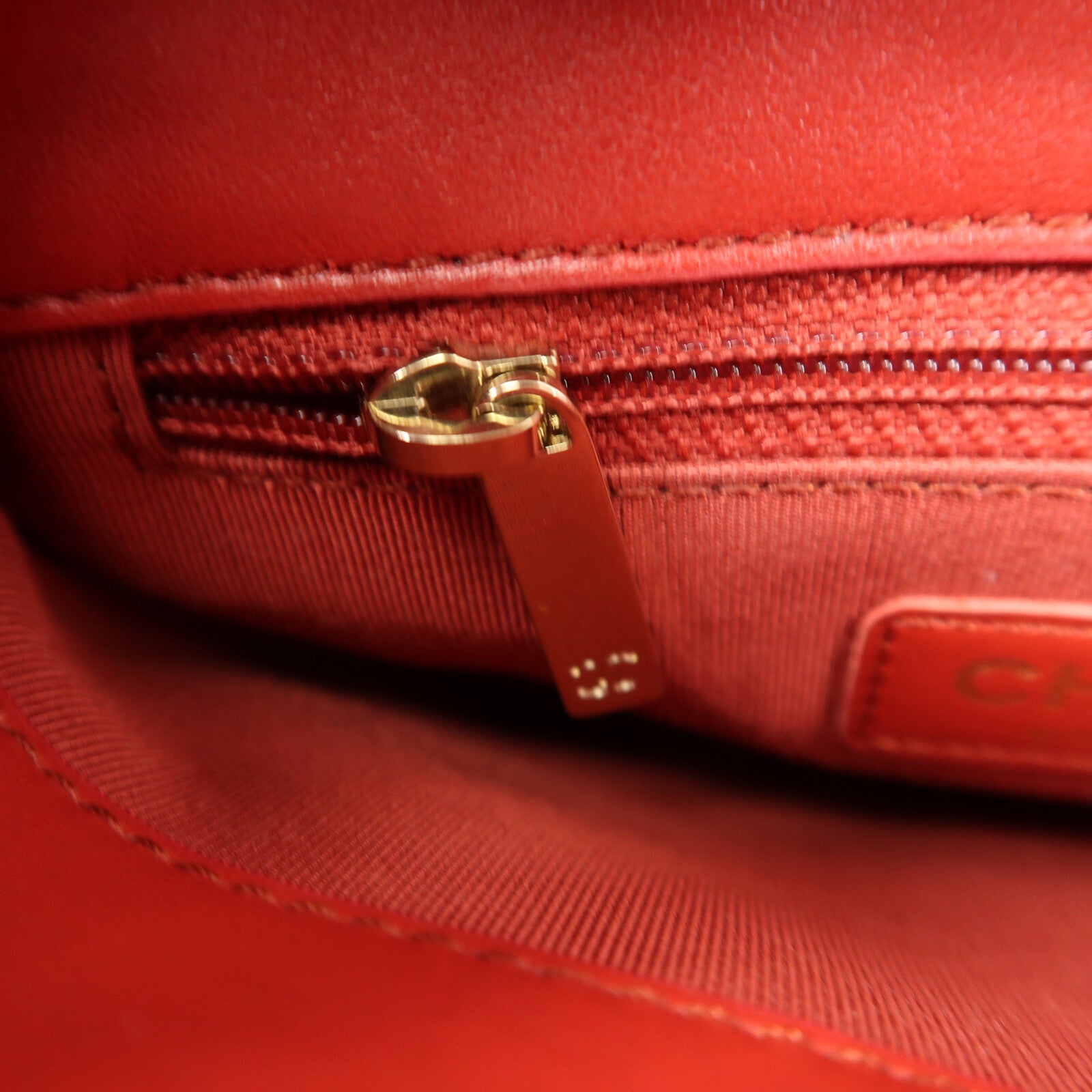CHANEL 牛皮皮革Double Pocket Top Handle鏈帶手挽肩背兩用袋
