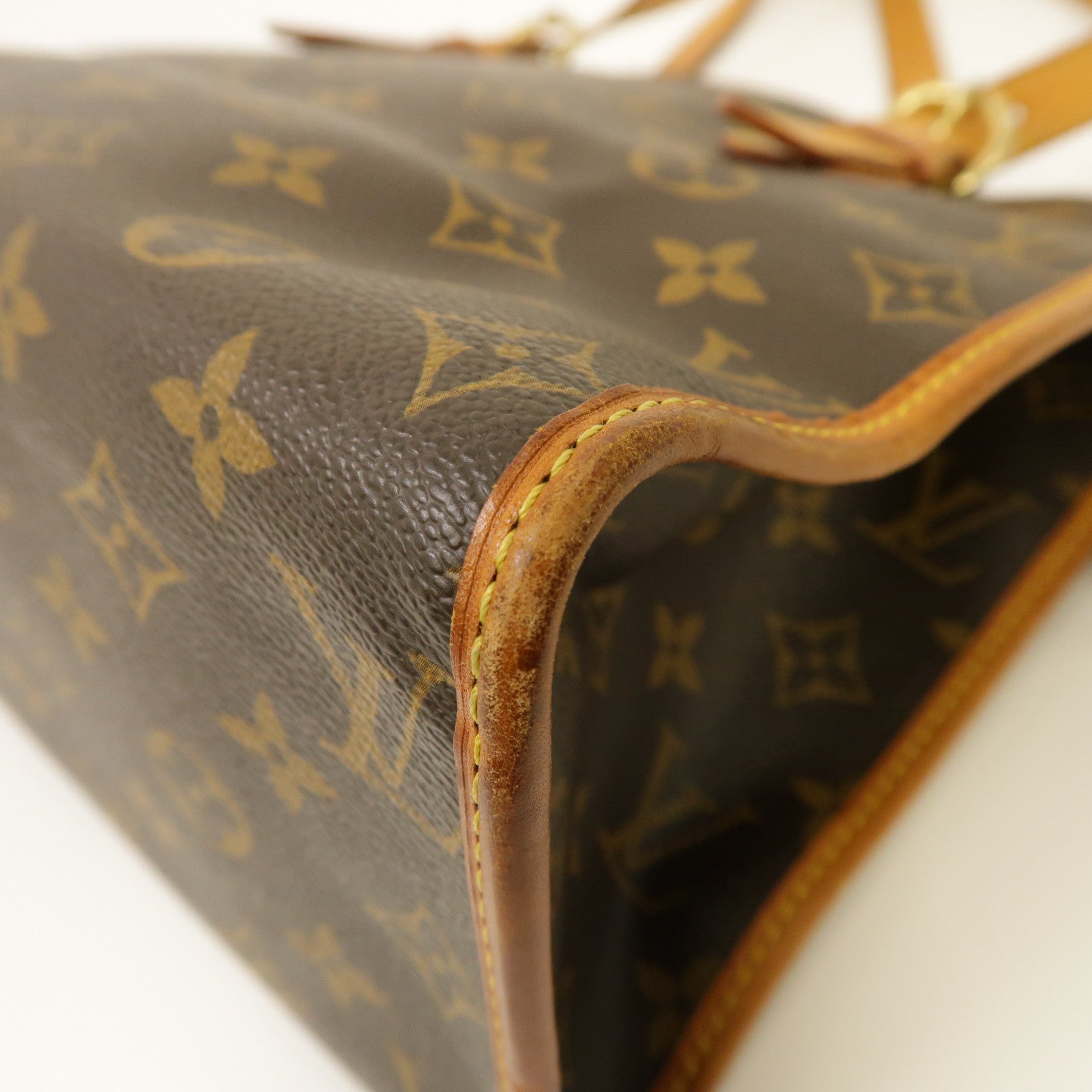 LOUIS VUITTON 【激減優惠】Monogram Popincourt Haut金扣手挽袋啡色