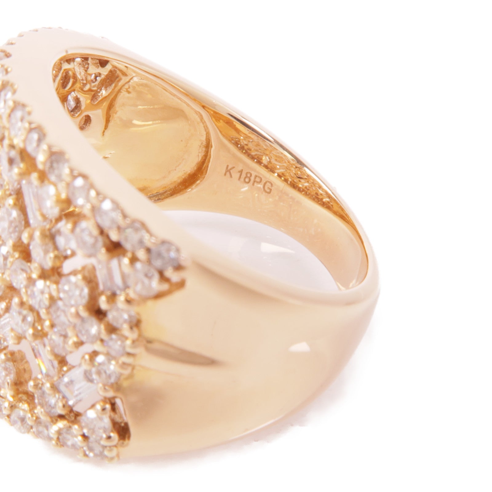 JEWELRY 【激減優惠】18K玫瑰金Diamond Ring鑽石戒指US#6