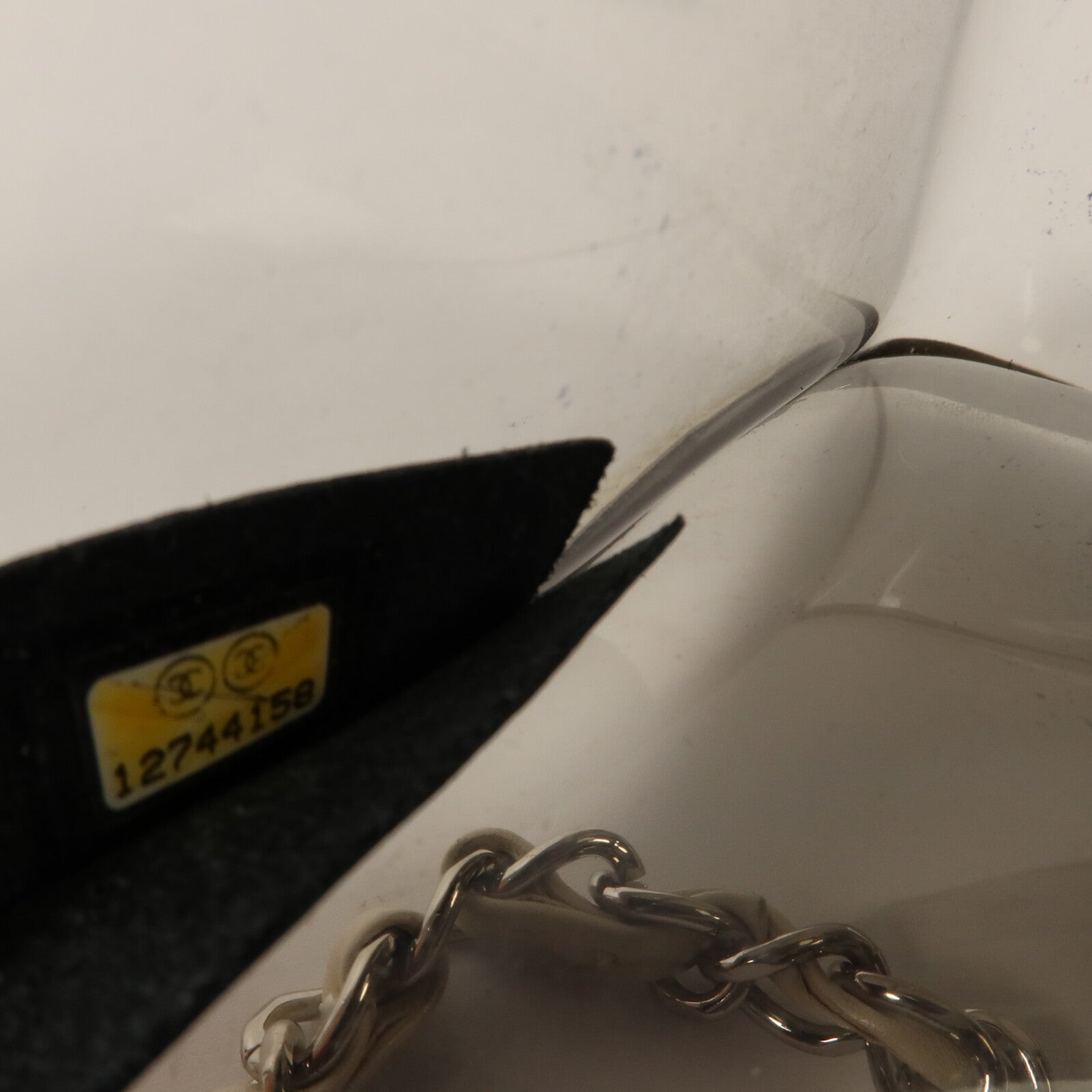 CHANEL PVC Chain Shoulder Bag鏈帶肩背袋
