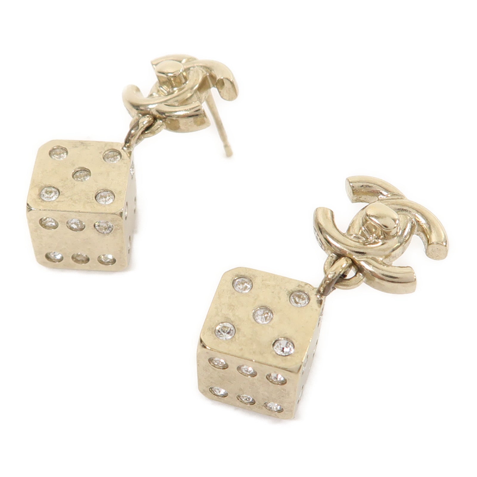 CHANEL 【激減優惠】金屬Earrings耳環金色