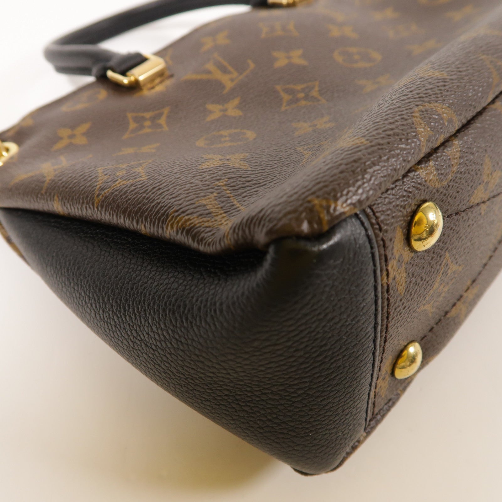 LOUIS VUITTON Monogram Pallas BB金扣手挽肩背兩用袋