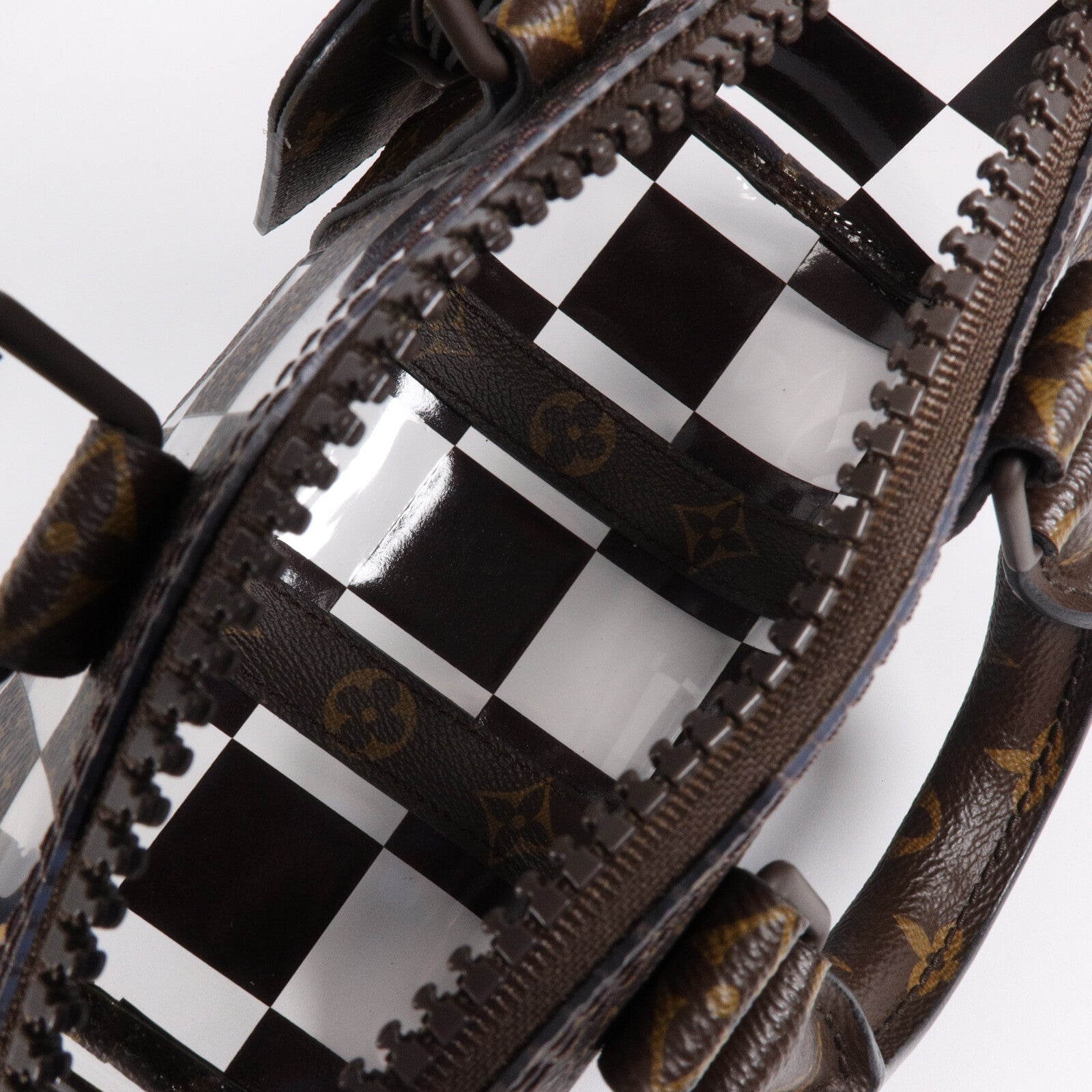 LOUIS VUITTON Monogram Chess Keepall Bandoulie 25手挽肩背兩用袋