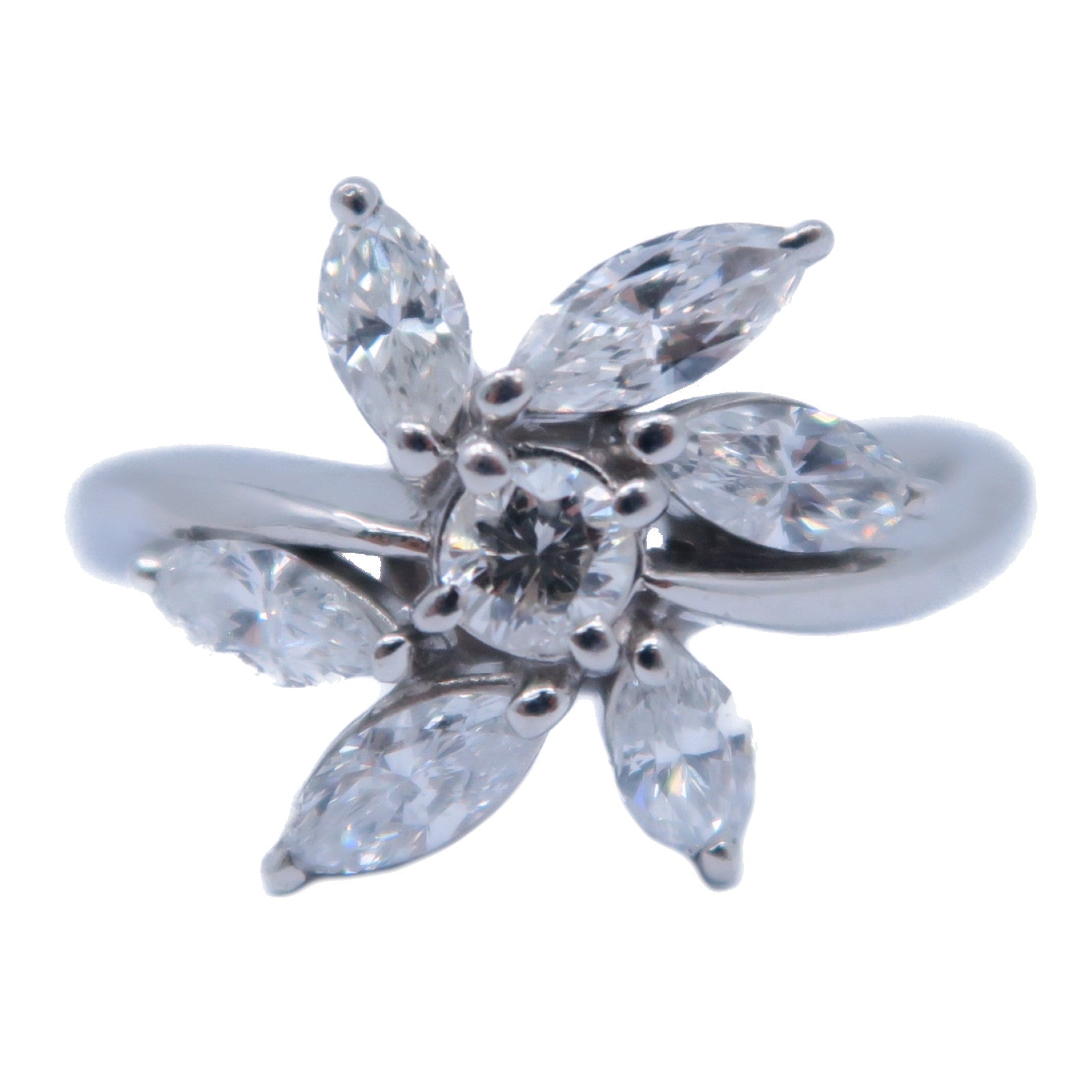 JEWELRY 【激減優惠】PT900鉑金Diamond Ring 1.00ct鑽石戒指US#7.5