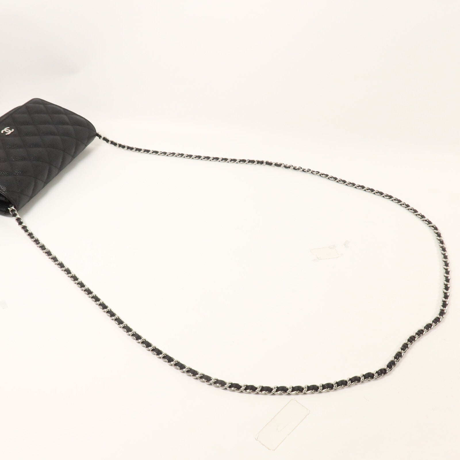 CHANEL 牛皮皮革WOC Wallet On Chain鏈帶肩背袋