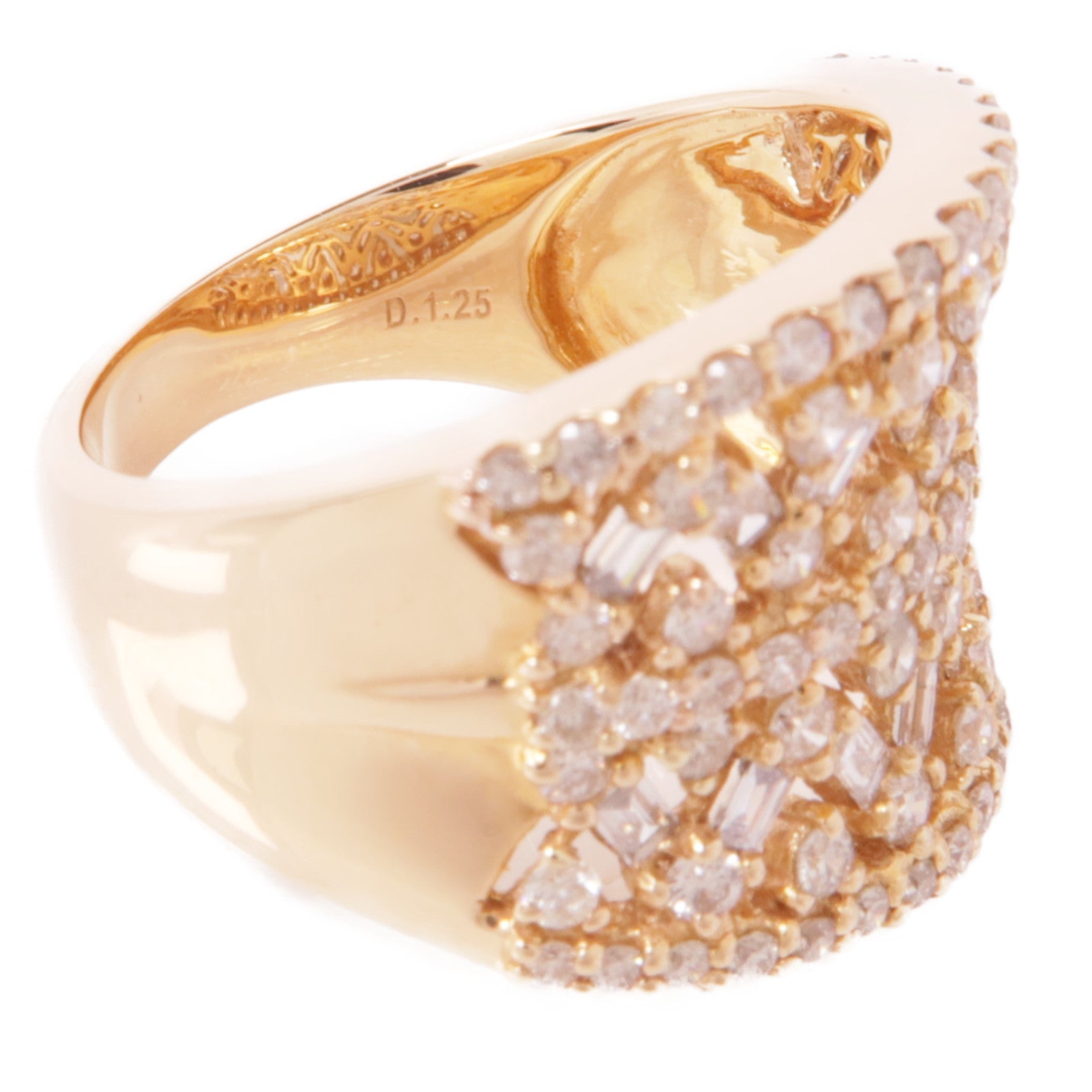 JEWELRY 【激減優惠】18K玫瑰金Diamond Ring鑽石戒指US#6