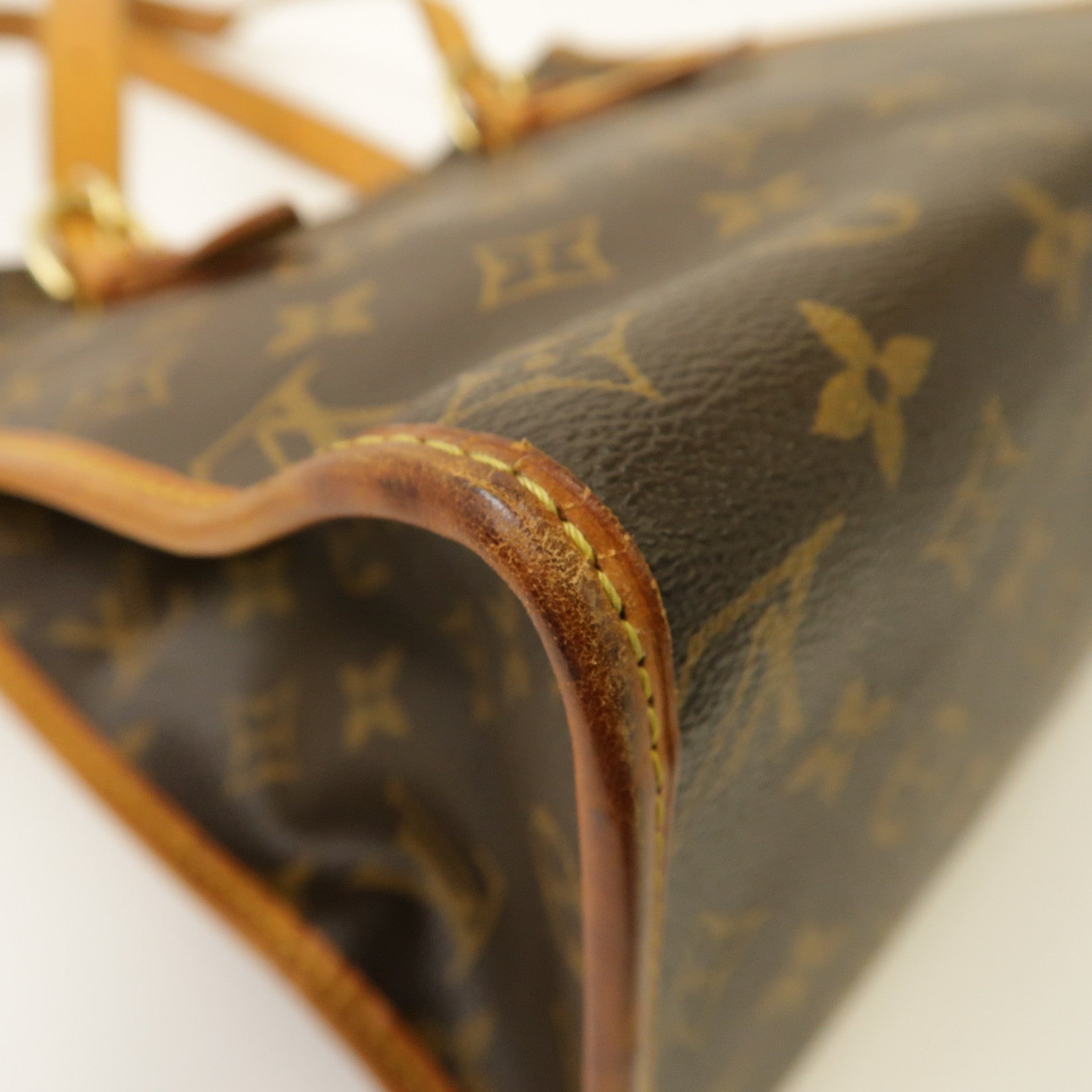 LOUIS VUITTON 【激減優惠】Monogram Popincourt Haut金扣手挽袋啡色