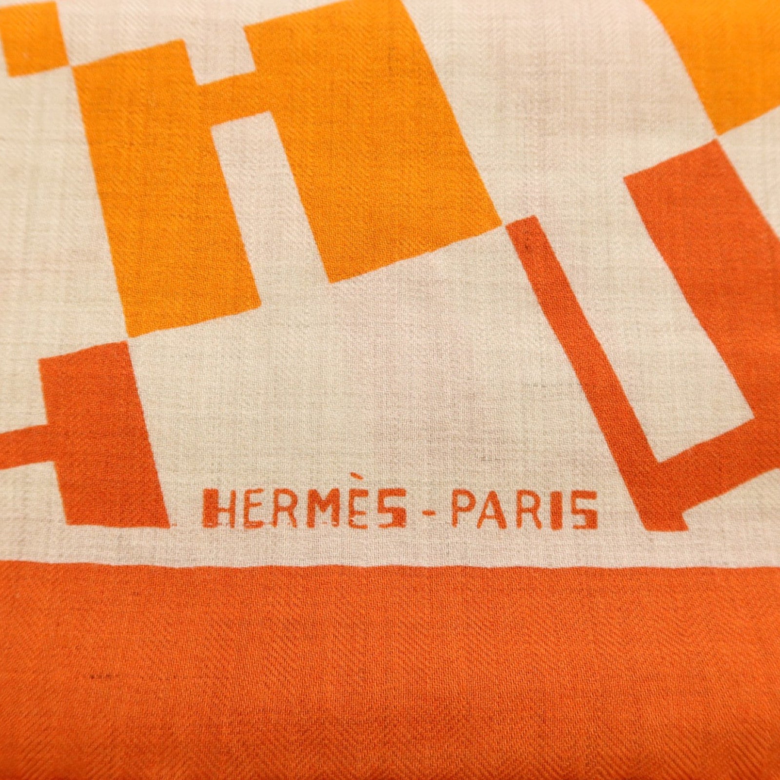 HERMES 羊絨/絲質Mors A Jouets Bandana Shawl 140絲巾