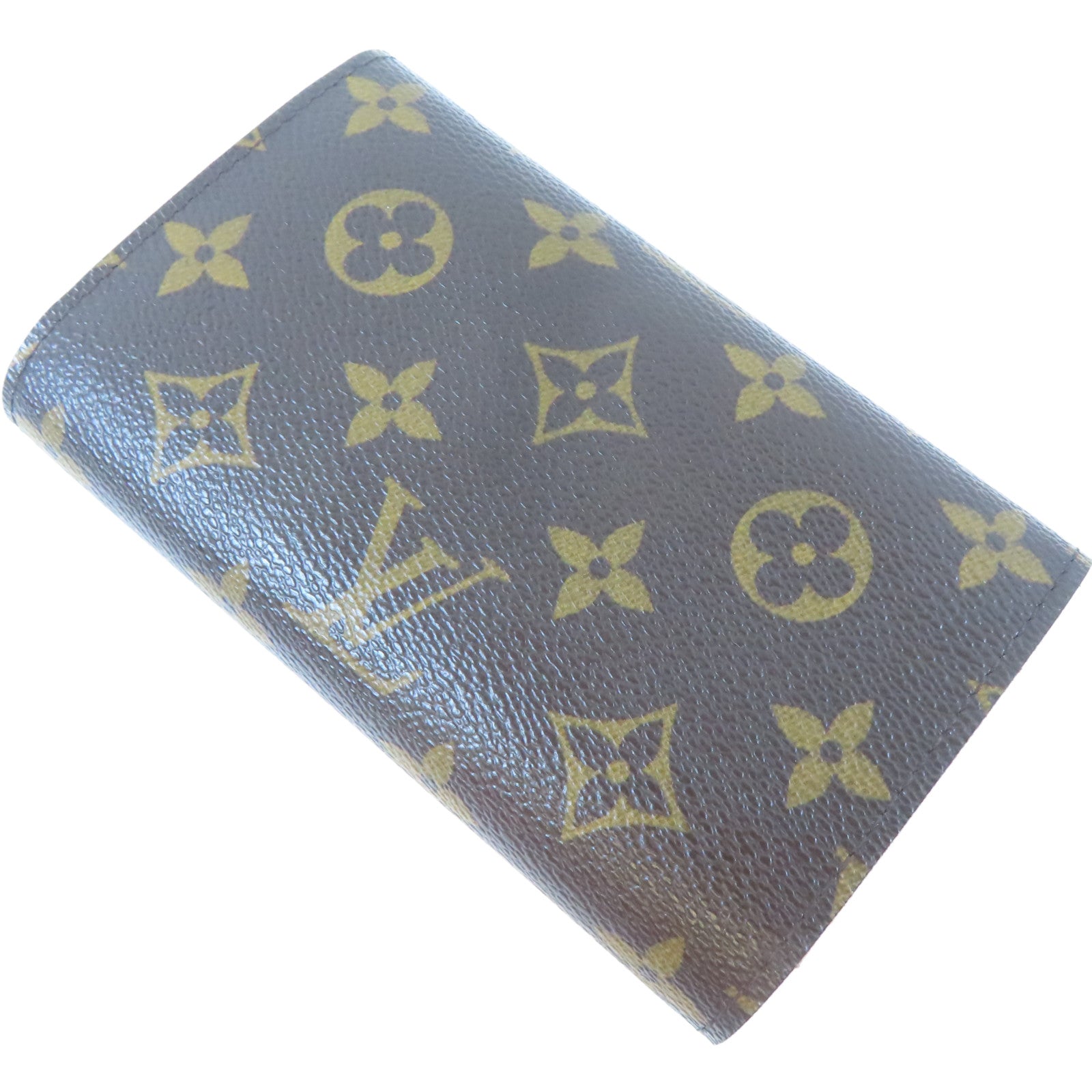LOUIS VUITTON Monogram Portafeiulle Tresor Wallet金扣錢包啡色
