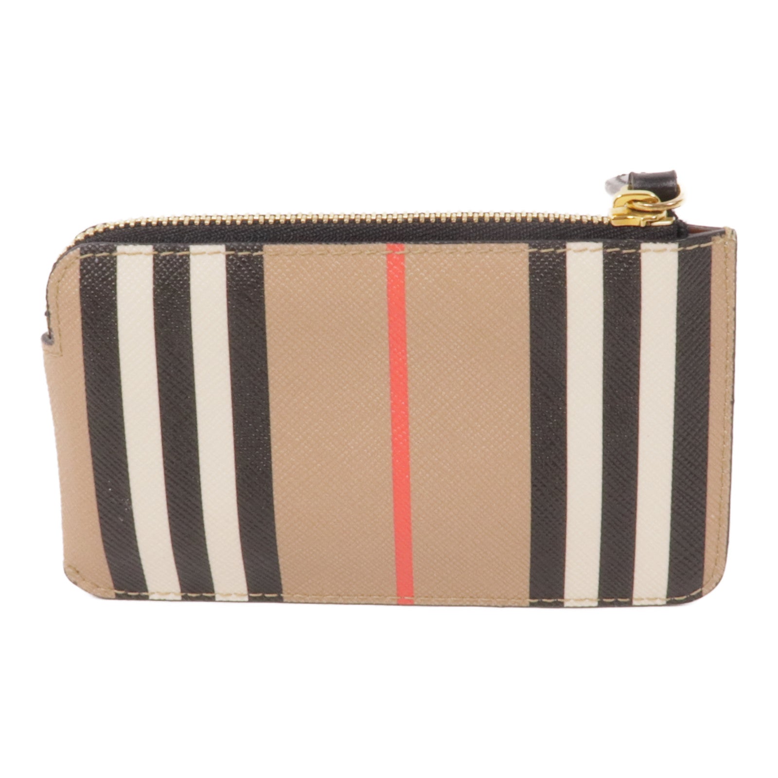 BURBERRY 塗層帆布Key Case金扣鎖匙包