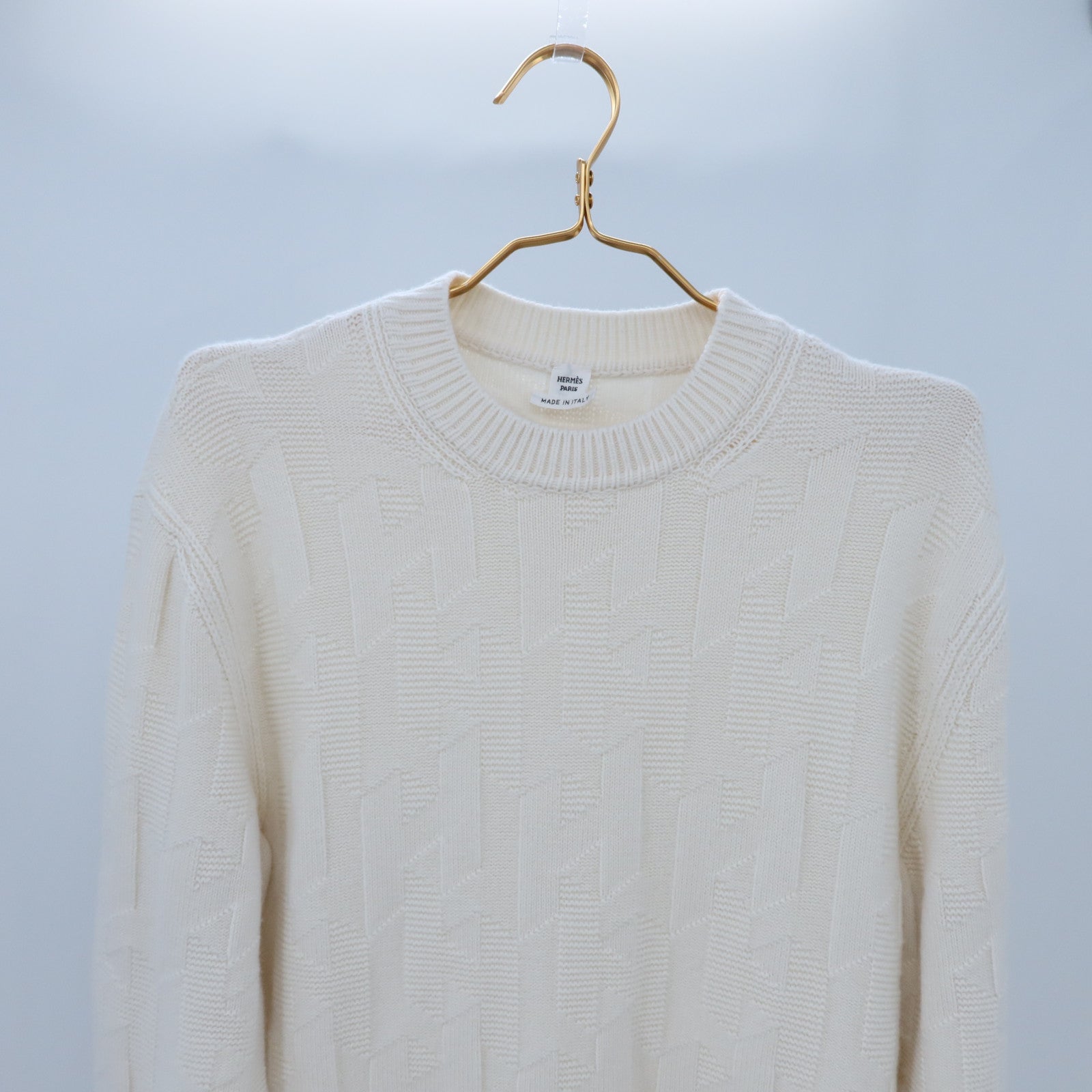 HERMES Wool H Motif Knit Dress連身裙