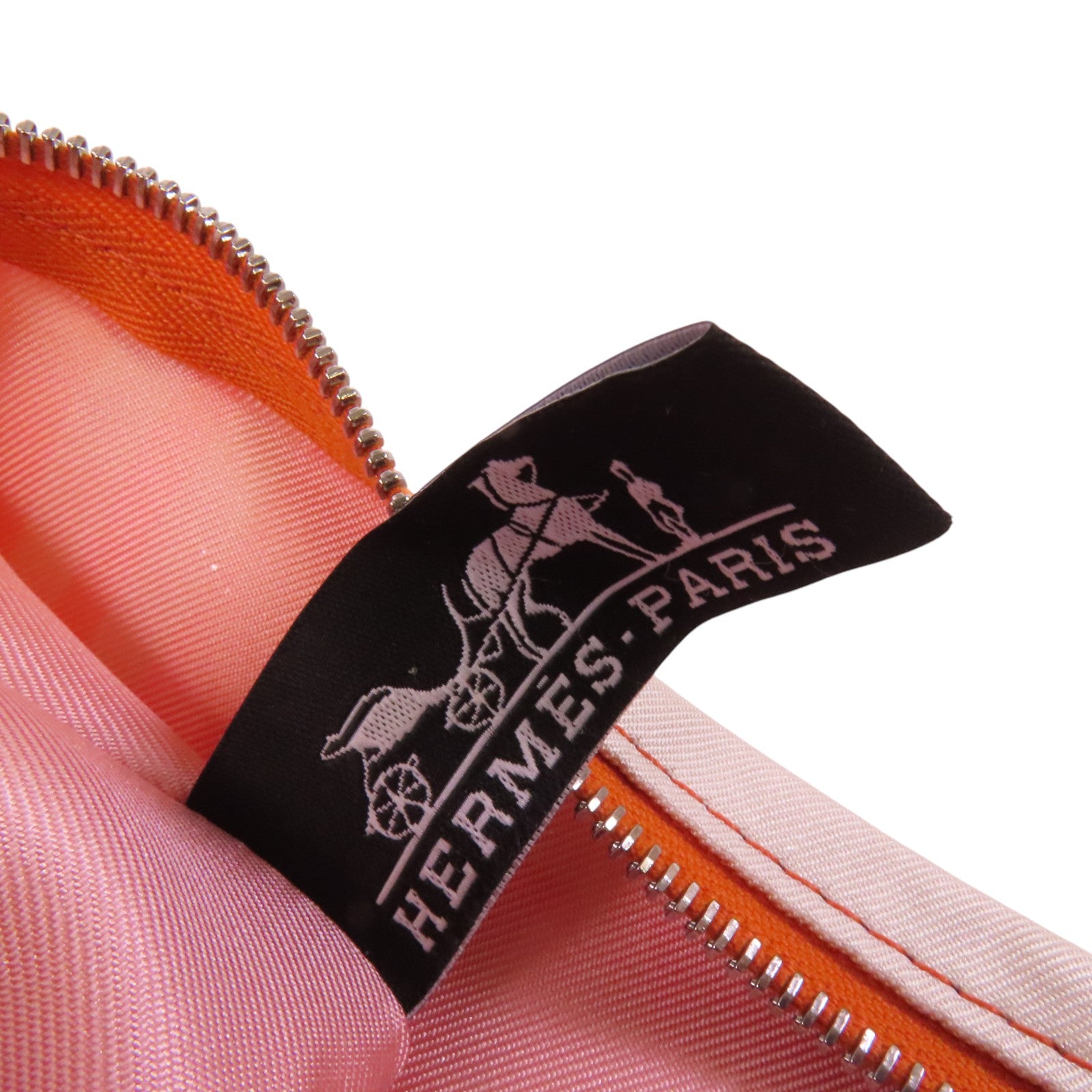 HERMES 絲質Silky City銀扣肩背袋