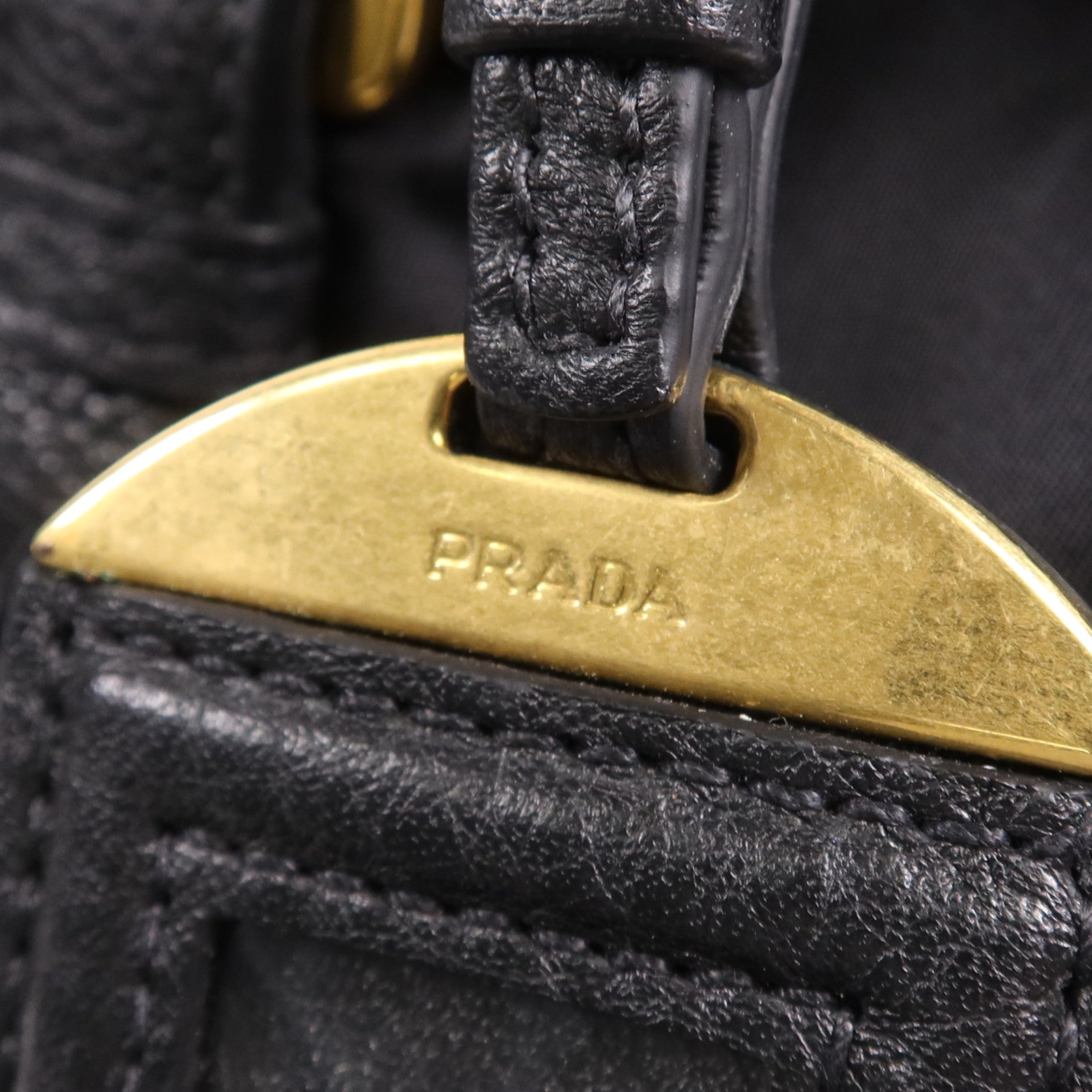 PRADA 尼龍2 Way Shoulder Bag金扣手挽肩背兩用袋