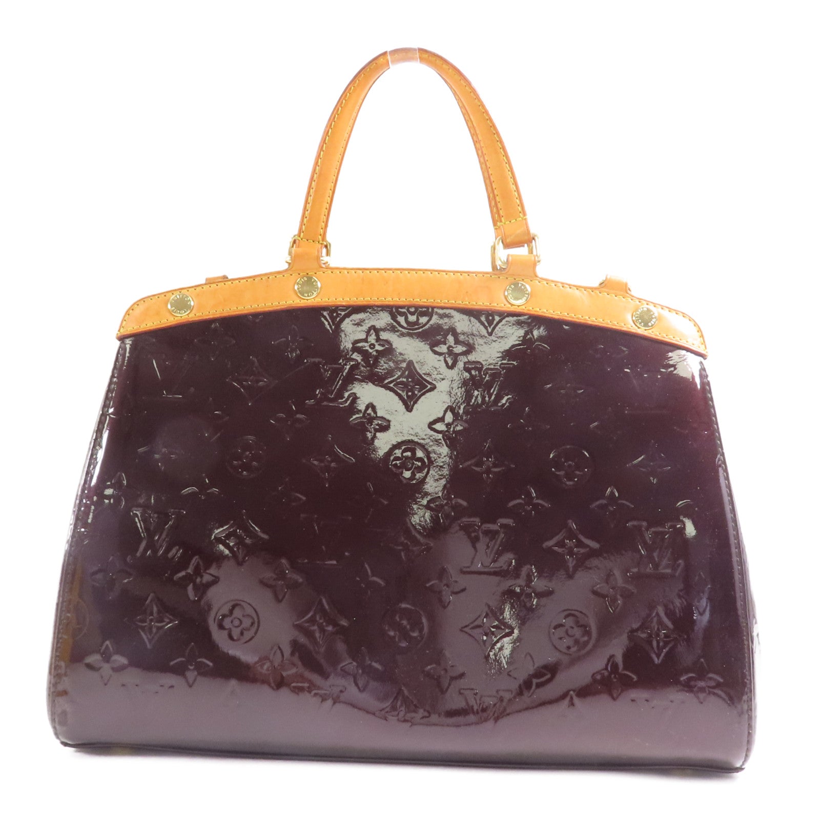 LOUIS VUITTON Vernis Brea MM金扣手挽肩背兩用袋