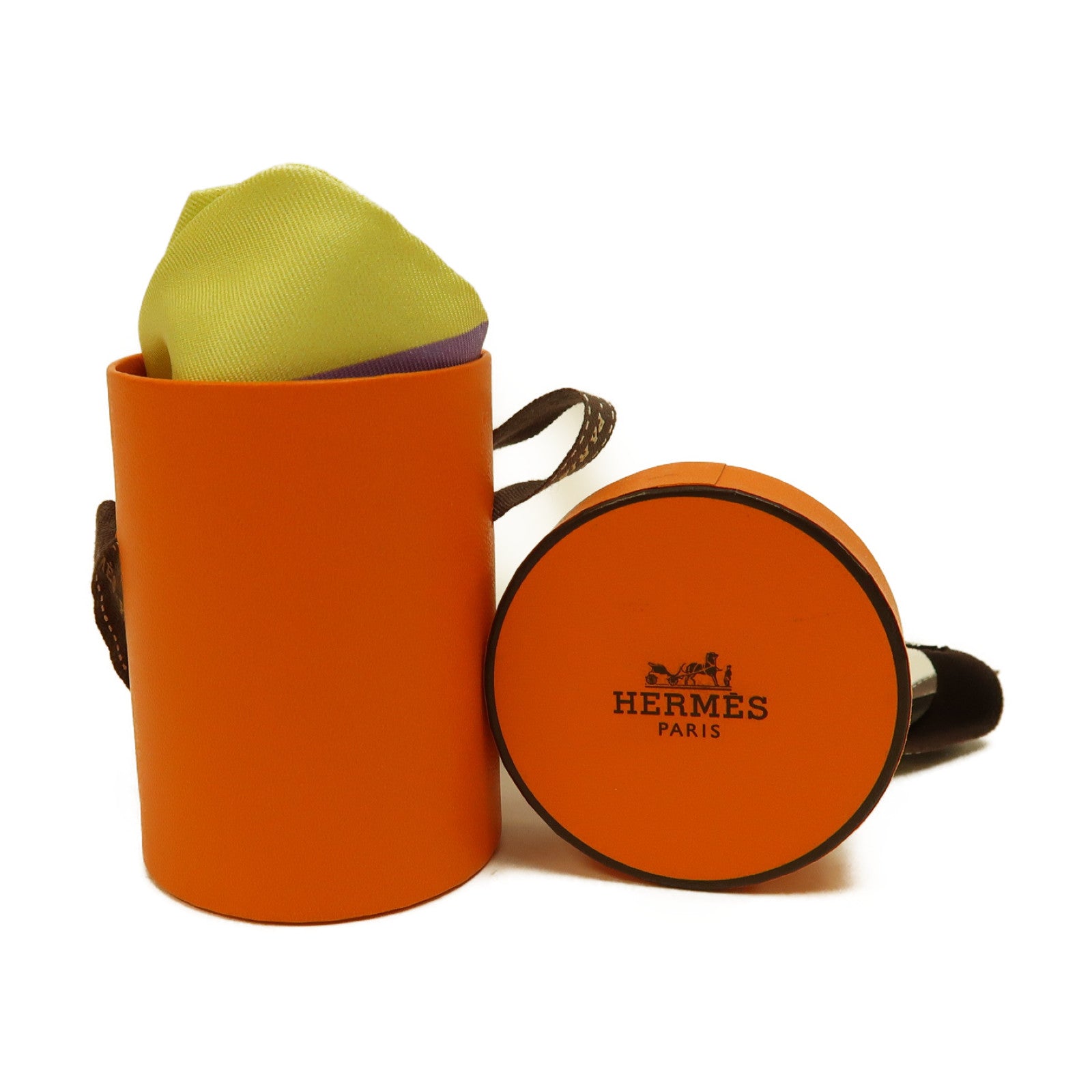 HERMES 絲質Twilly絲巾紫色/彩色