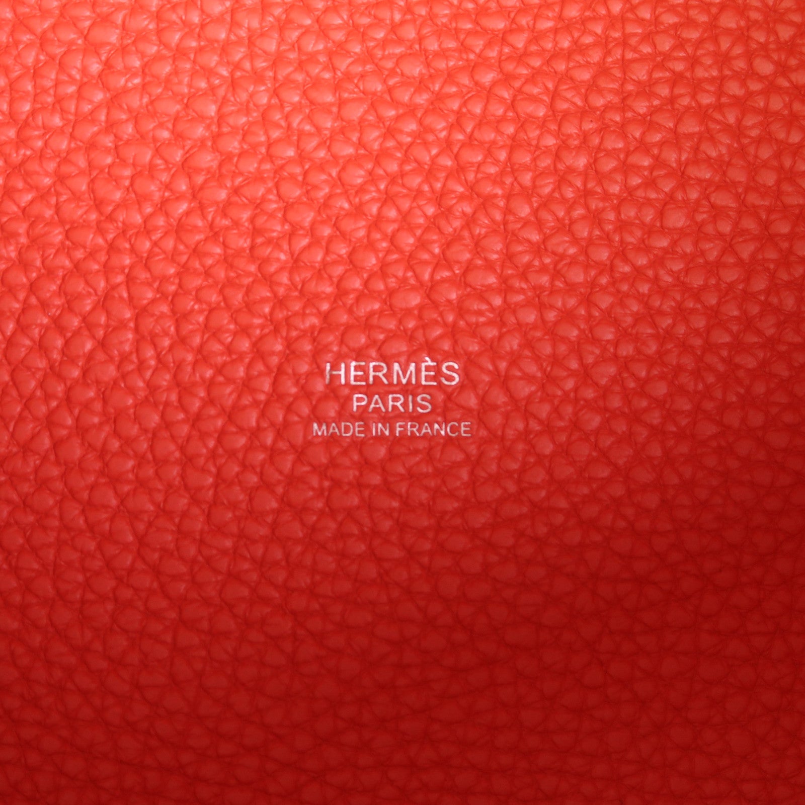 HERMES Clemence皮革Picotin MM銀扣手挽袋Rose Jaipur