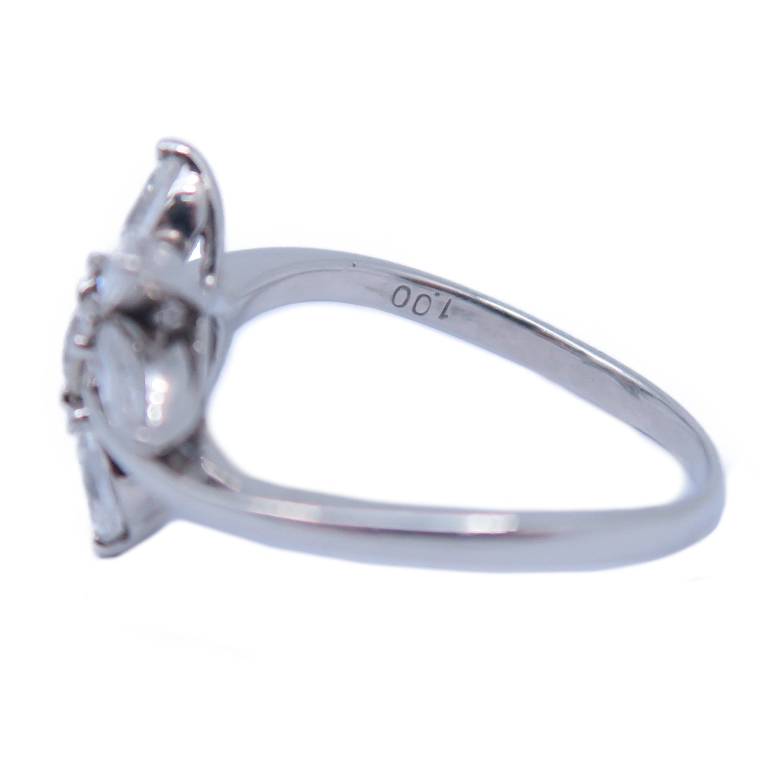 JEWELRY 【激減優惠】PT900鉑金Diamond Ring 1.00ct鑽石戒指US#7.5