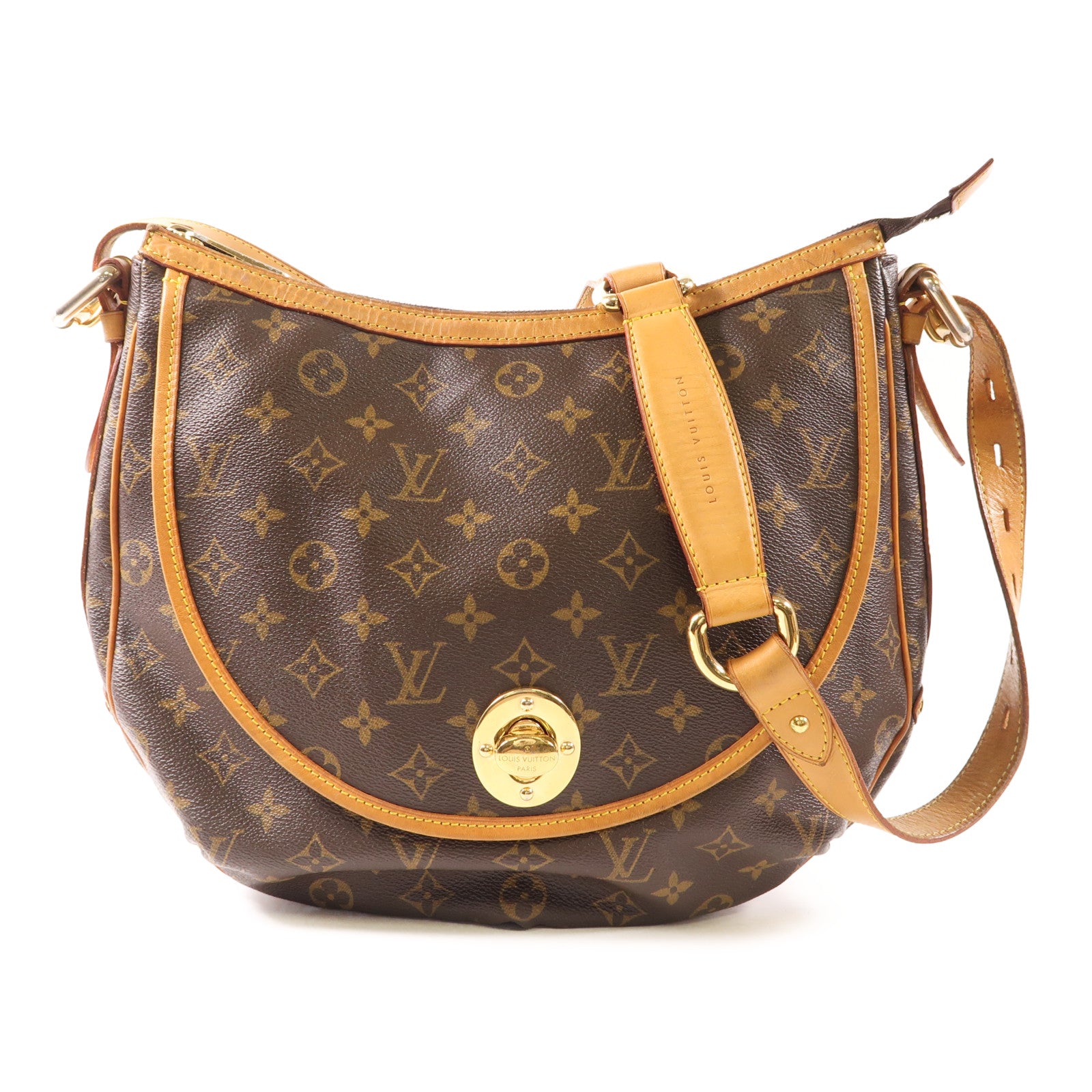 LOUIS VUITTON Monogram Tulum GM金扣肩背袋