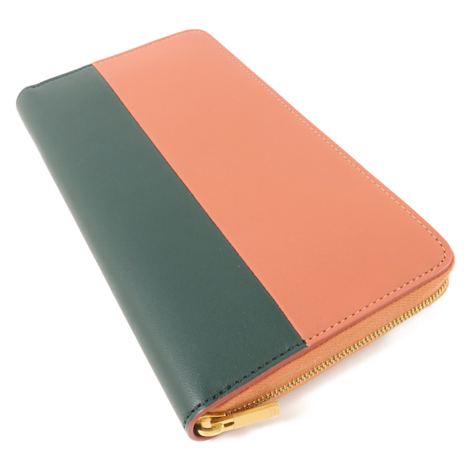 CELINE 牛皮皮革Large Zipped Wallet長錢包