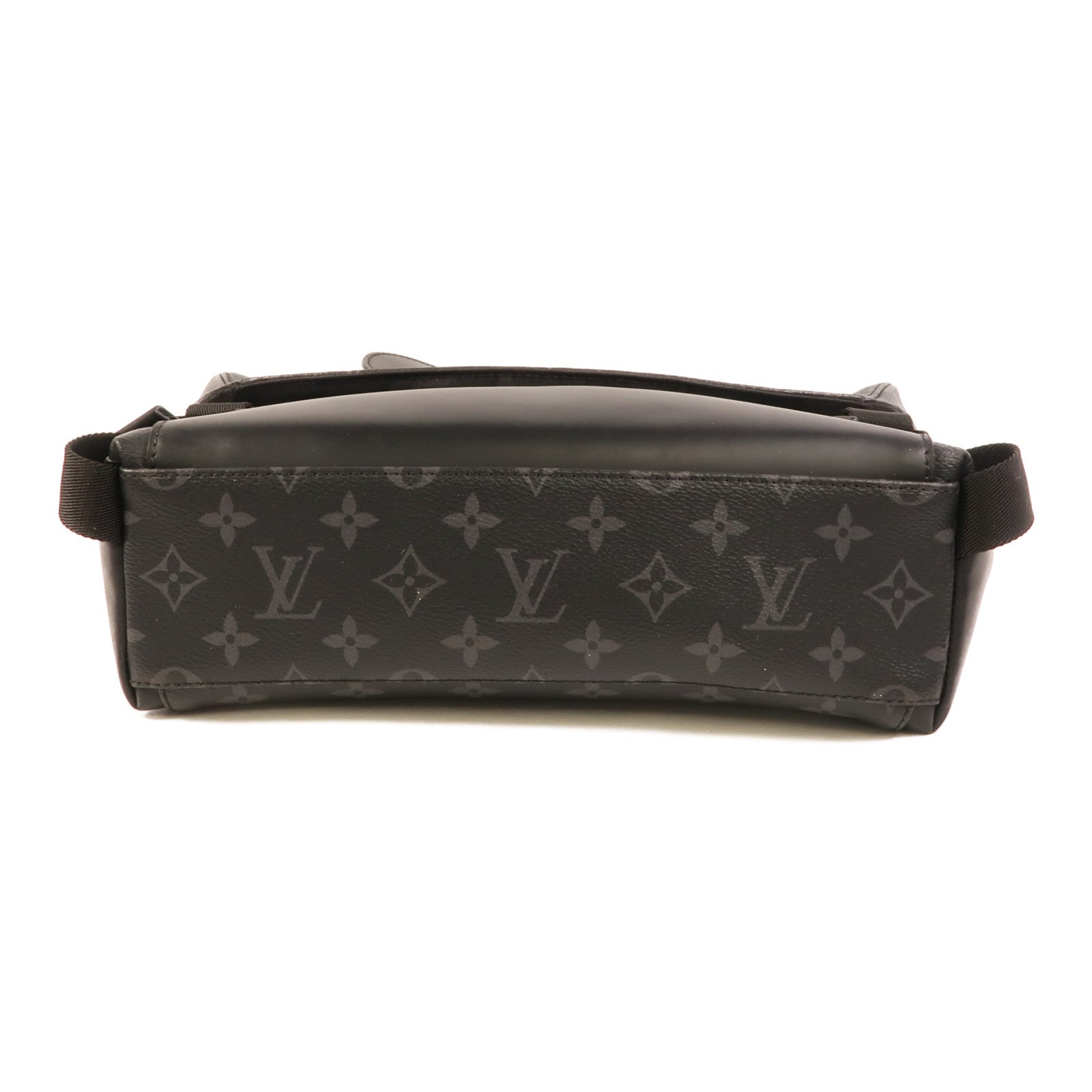 LOUIS VUITTON Monogram Eclipse Messenger PM Voyager銀扣肩背袋