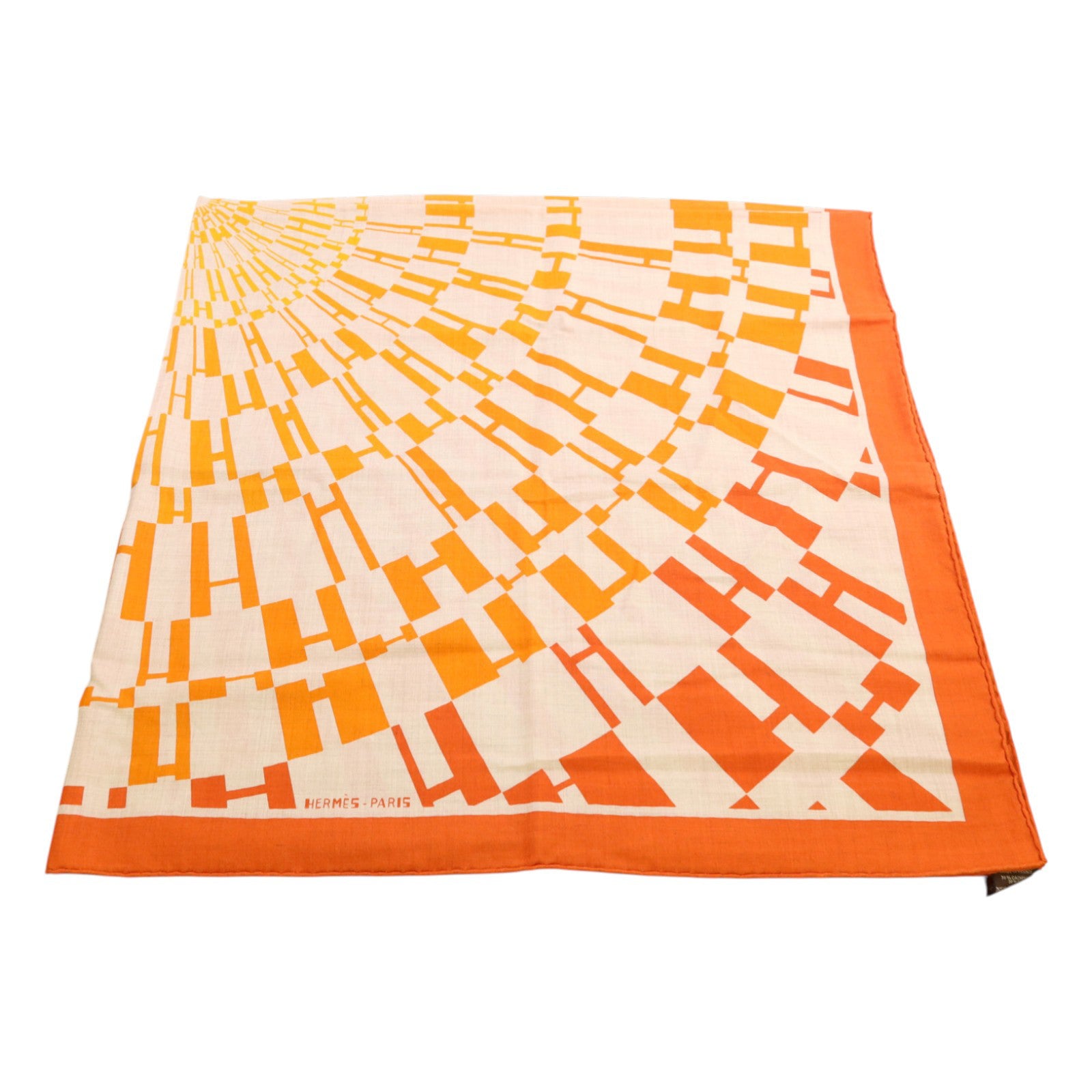 HERMES 羊絨/絲質Mors A Jouets Bandana Shawl 140絲巾