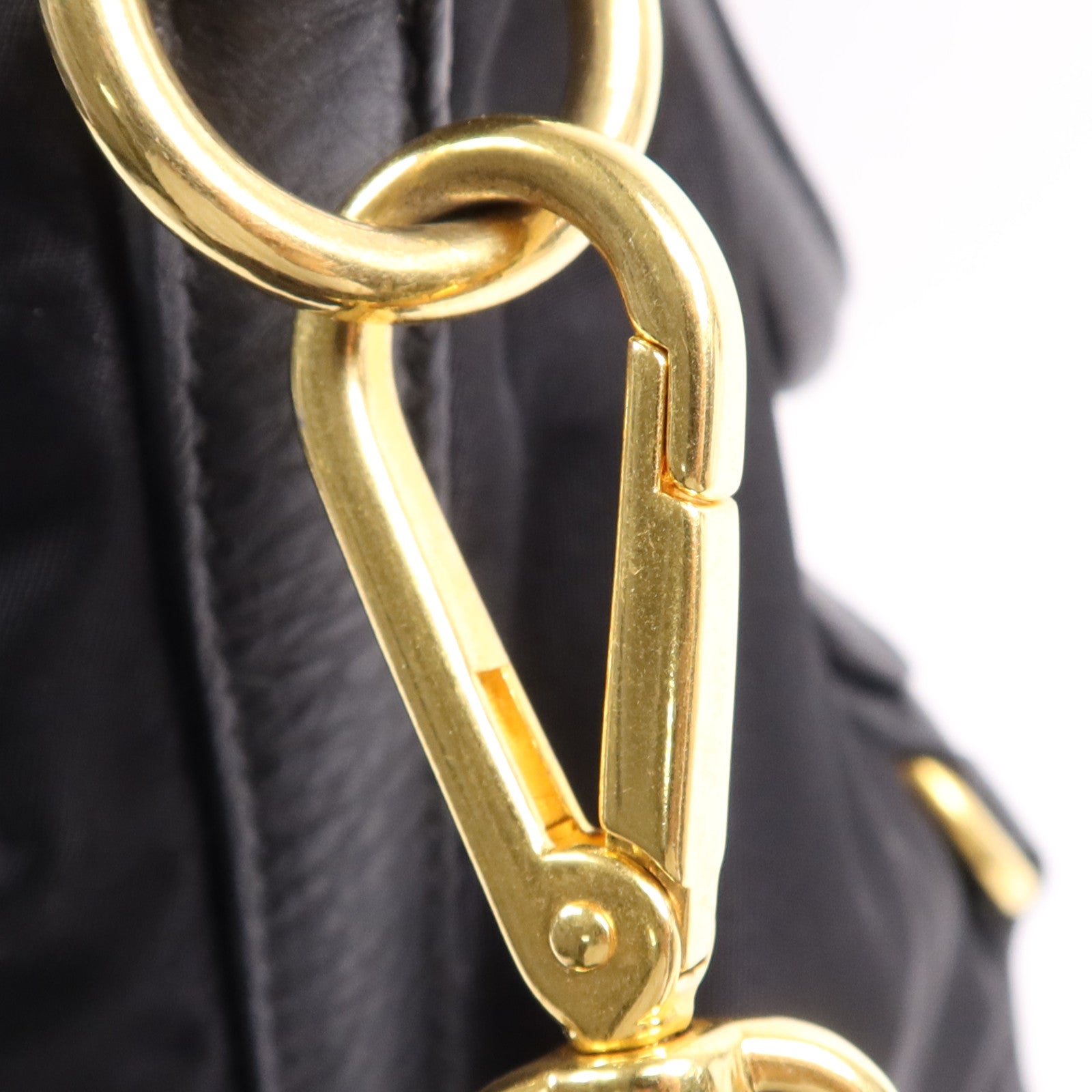 PRADA 尼龍2 Way Shoulder Bag金扣手挽肩背兩用袋