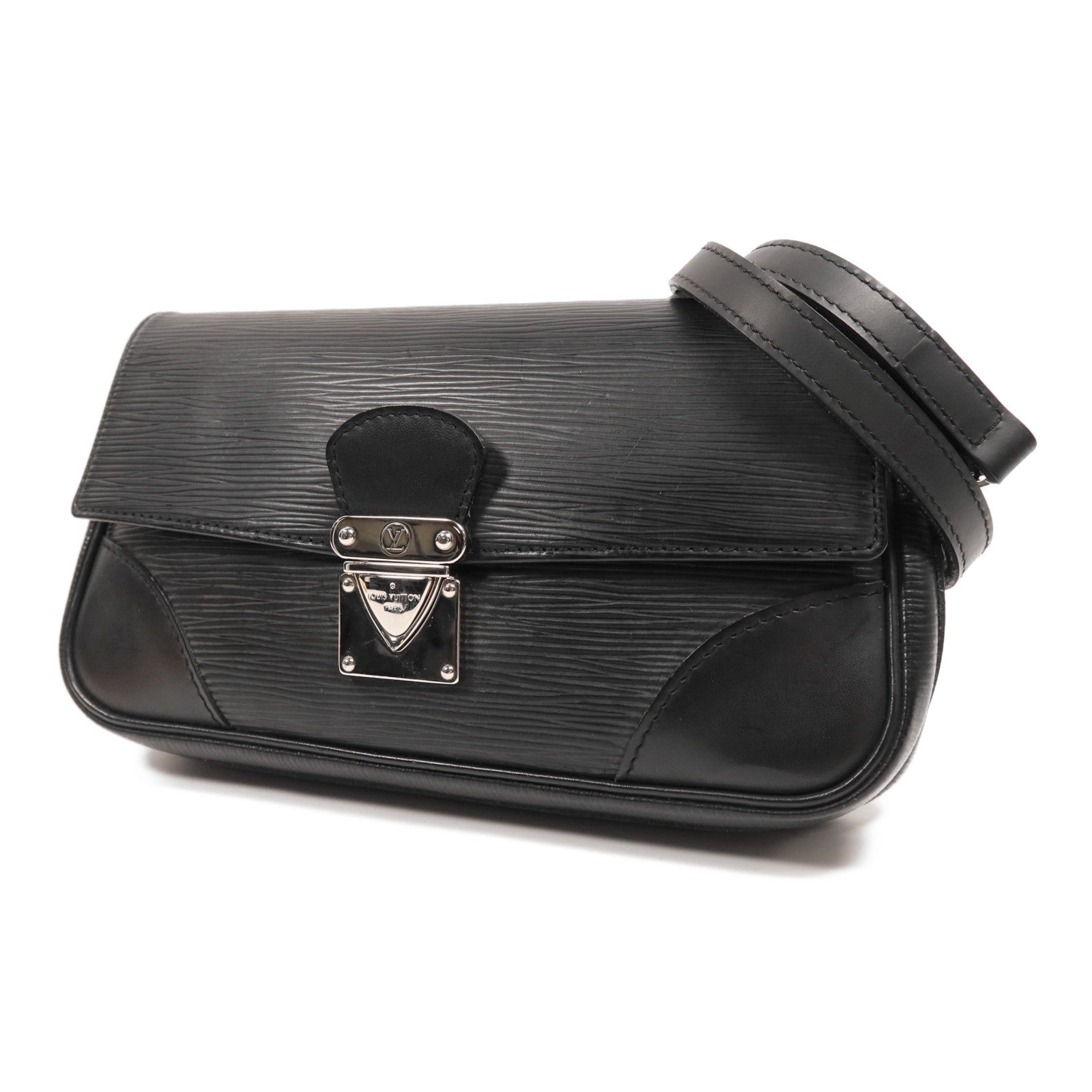 LOUIS VUITTON Epi Segur Pochette銀扣肩背袋