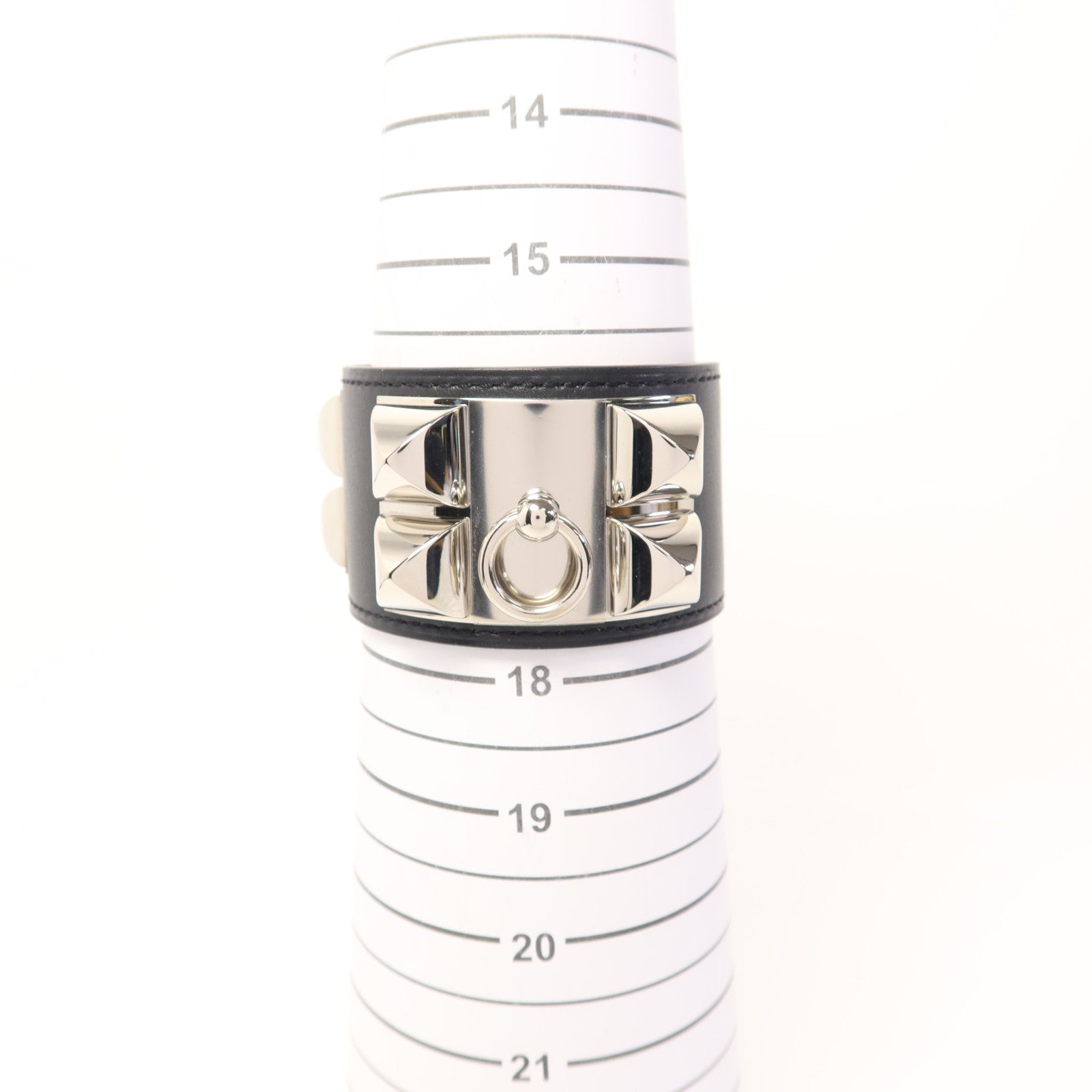 HERMES Swift皮革Collier De Chien手鐲Hermes#S