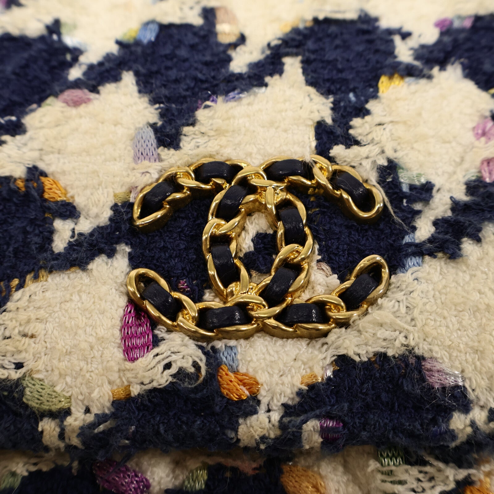 CHANEL Tweed C19 Wallet On Chain鏈帶手挽肩背兩用袋