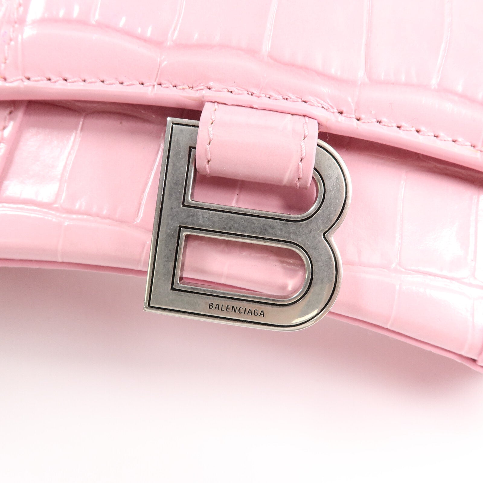 BALENCIAGA 牛皮皮革Hourglass XS Handbag手挽肩背兩用袋