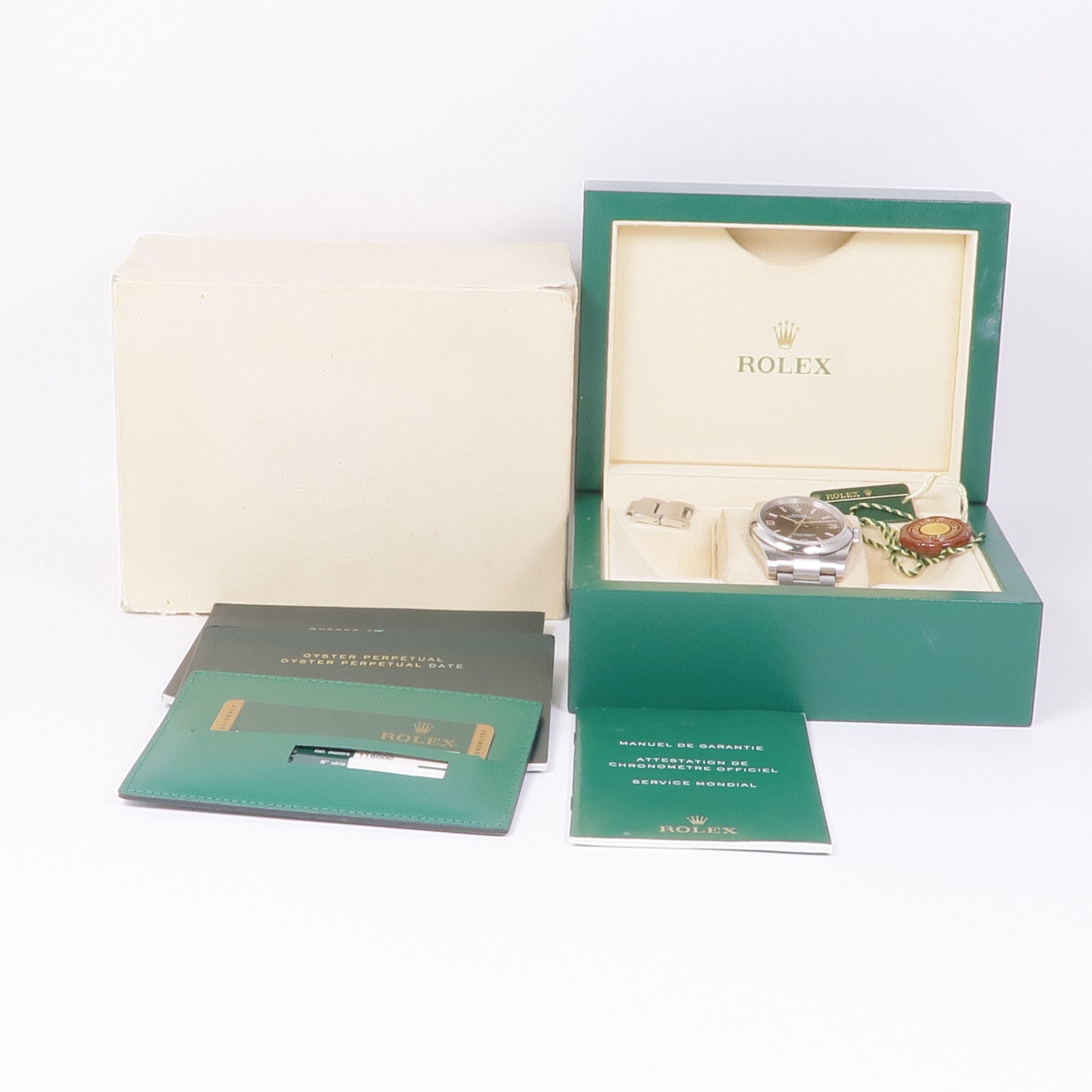 ROLEX Oyster Perpetual 36mm 116000 Automatic Watch Stainless Steel Black