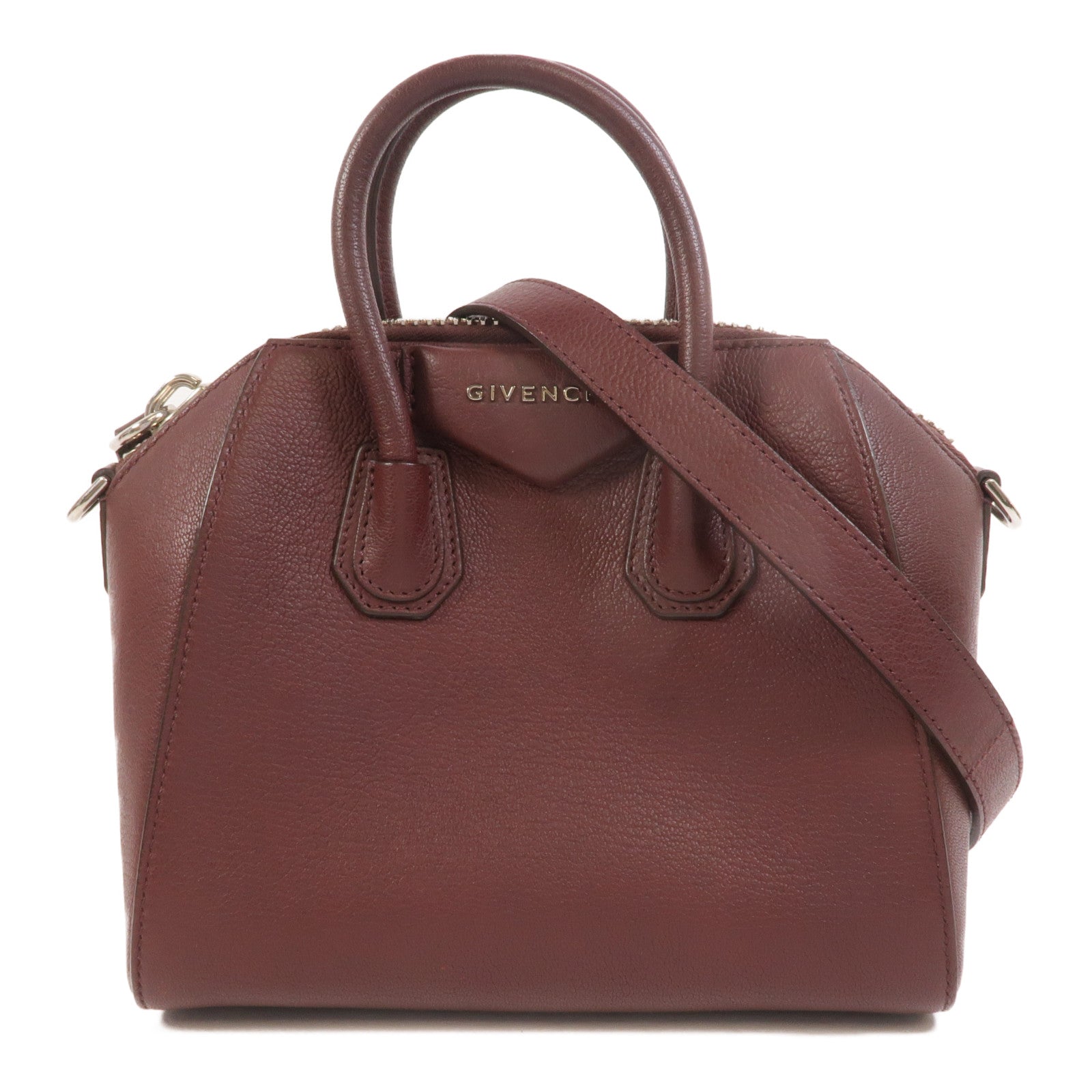 GIVENCHY 牛皮皮革Mini Antigona手挽肩背兩用袋