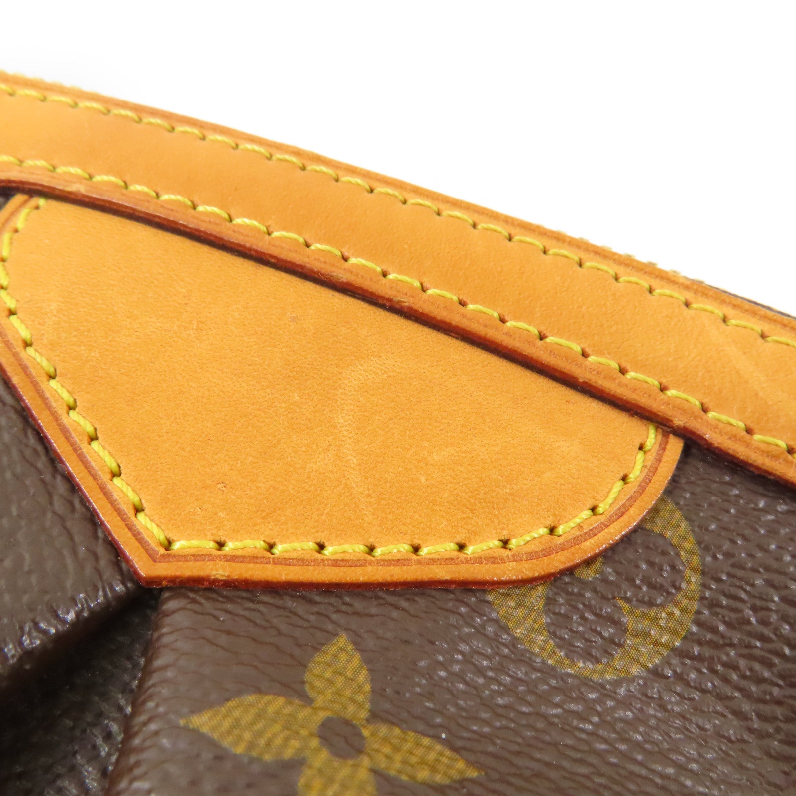 LOUIS VUITTON Monogram Tivoli GM金扣肩背袋棕色