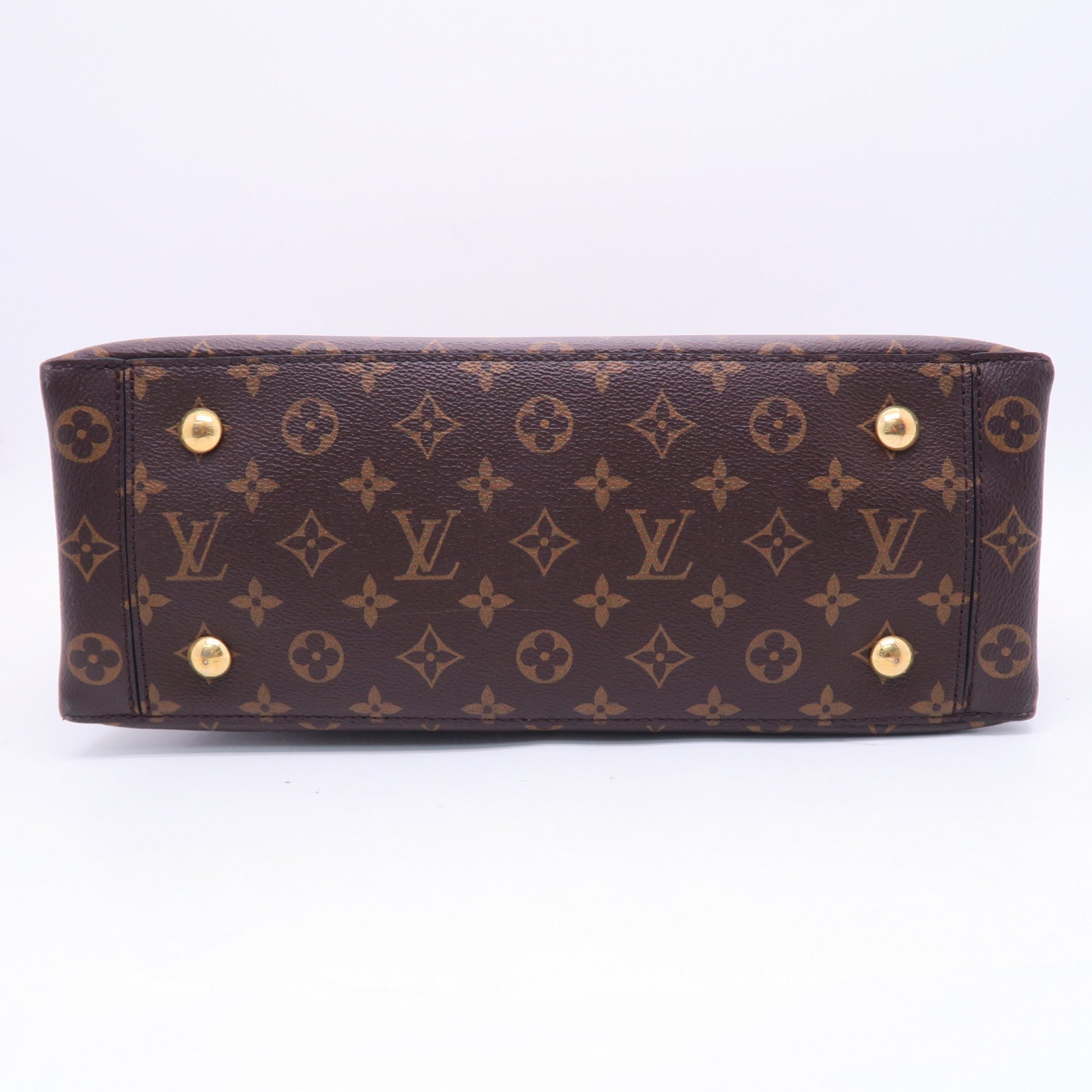 LOUIS VUITTON 【激減優惠】Monogram Flower Tote金扣手挽肩背兩用袋啡色