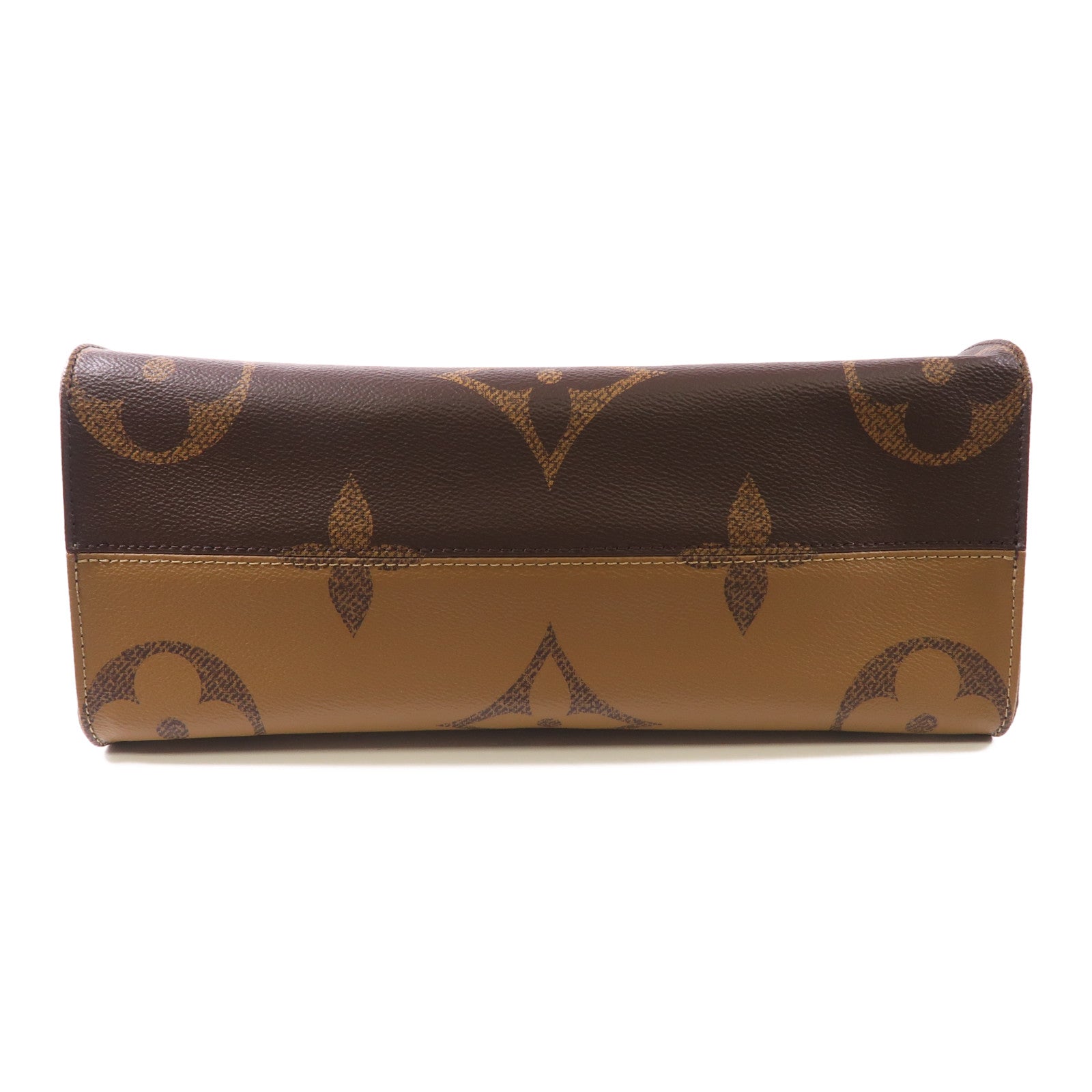 LOUIS VUITTON Monogram Giant On The Go MM金扣手挽肩背兩用袋