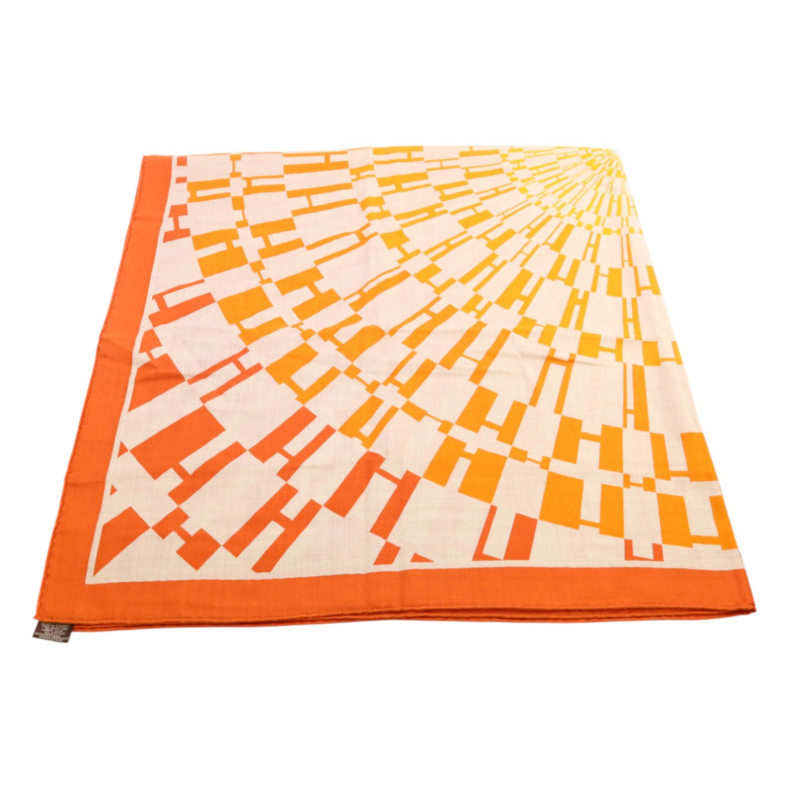 HERMES 羊絨/絲質Mors A Jouets Bandana Shawl 140絲巾