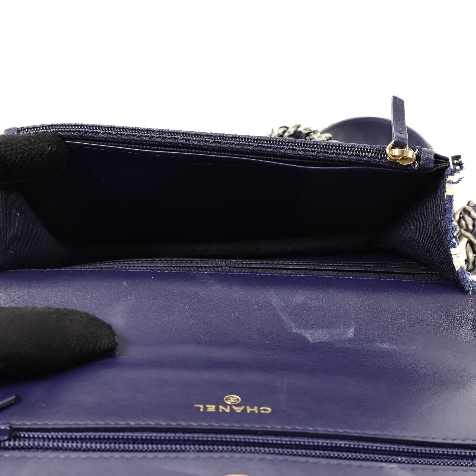 CHANEL Tweed C19 Wallet On Chain鏈帶手挽肩背兩用袋