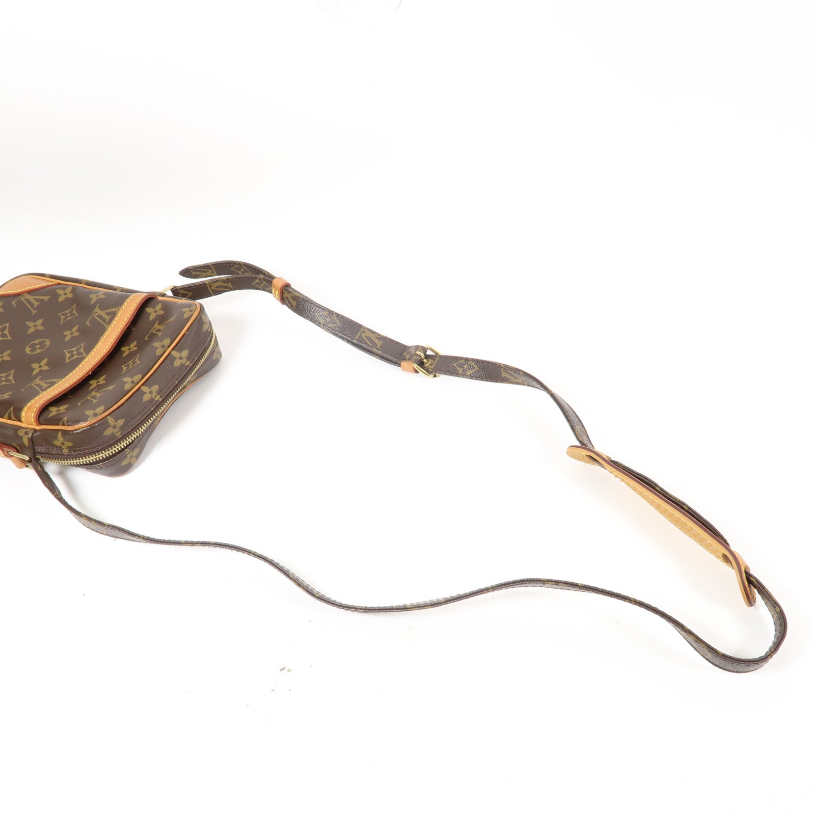 LOUIS VUITTON Monogram Danube金扣肩背袋啡色
