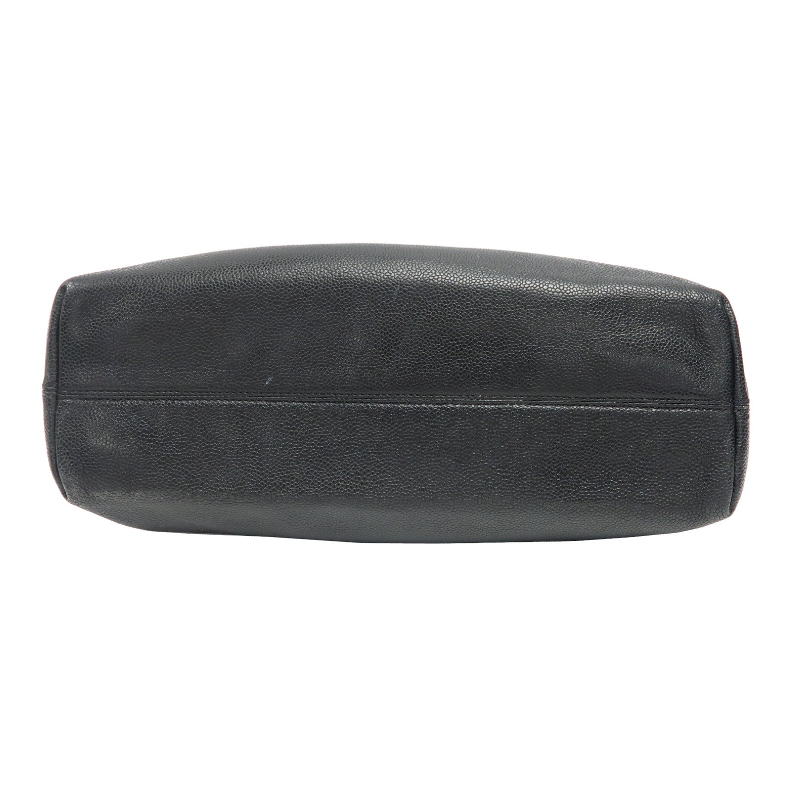 CHANEL 【激減優惠】Caviar皮革Shoulder Bag金扣肩背袋黑色