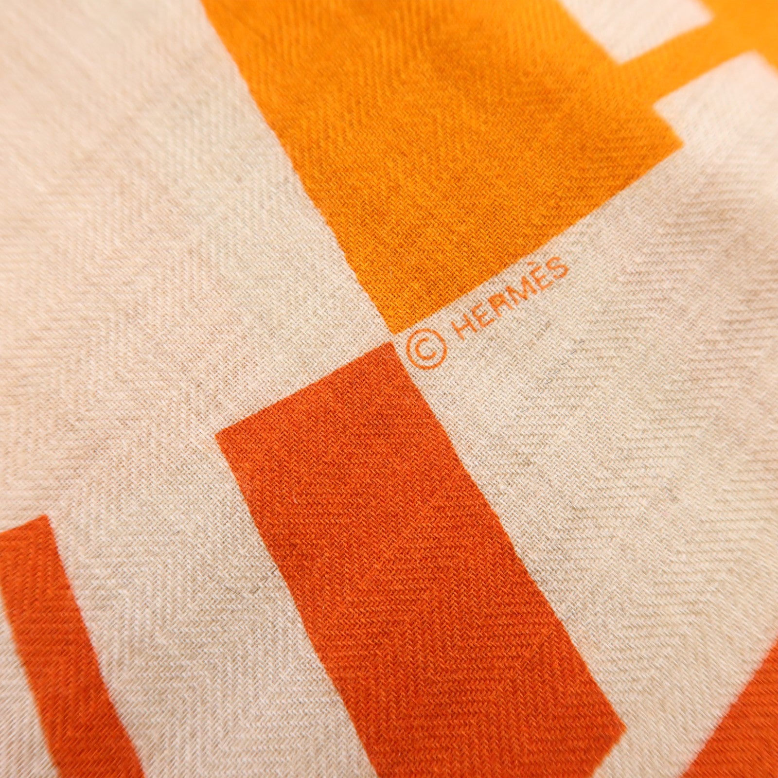 HERMES 羊絨/絲質Mors A Jouets Bandana Shawl 140絲巾